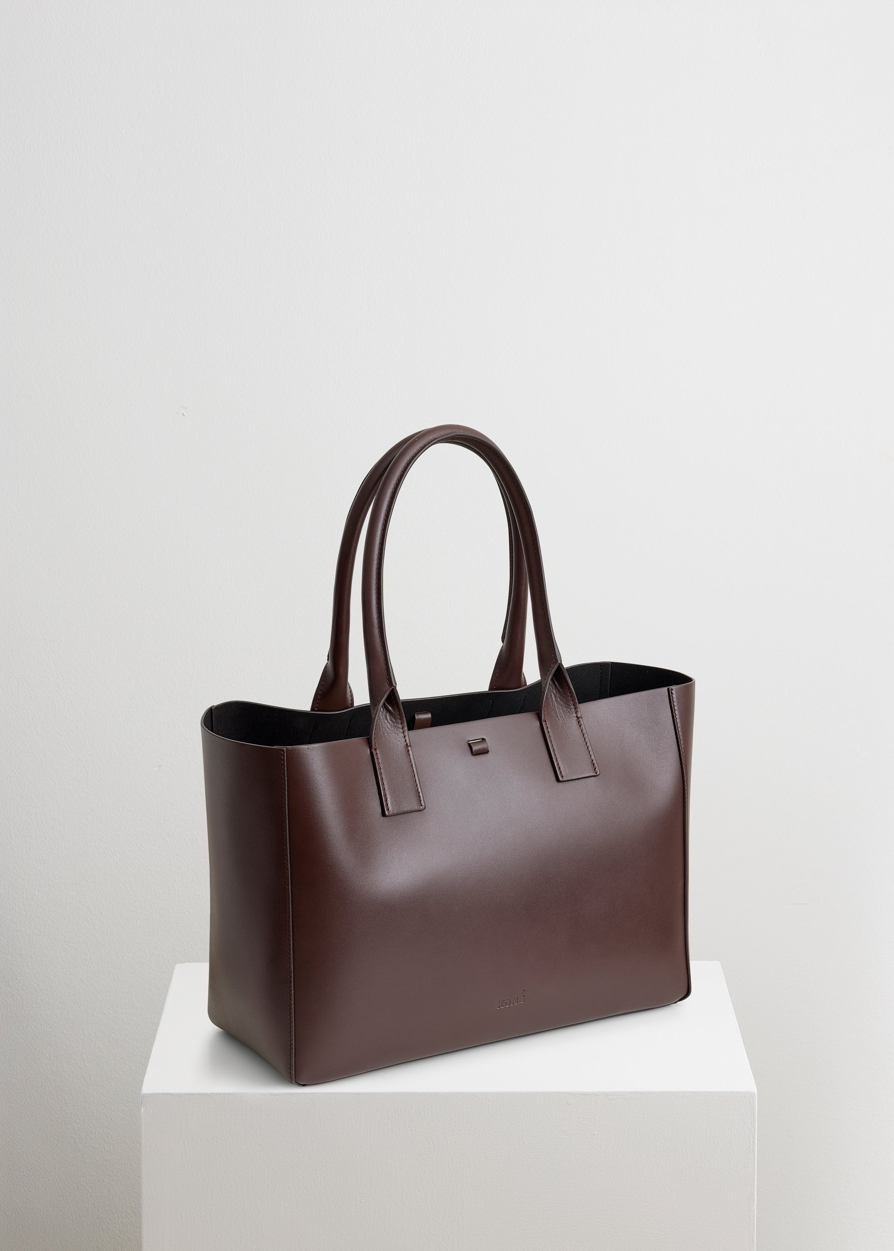FILIPPO WORK BAG - DARK BROWN VITELLO