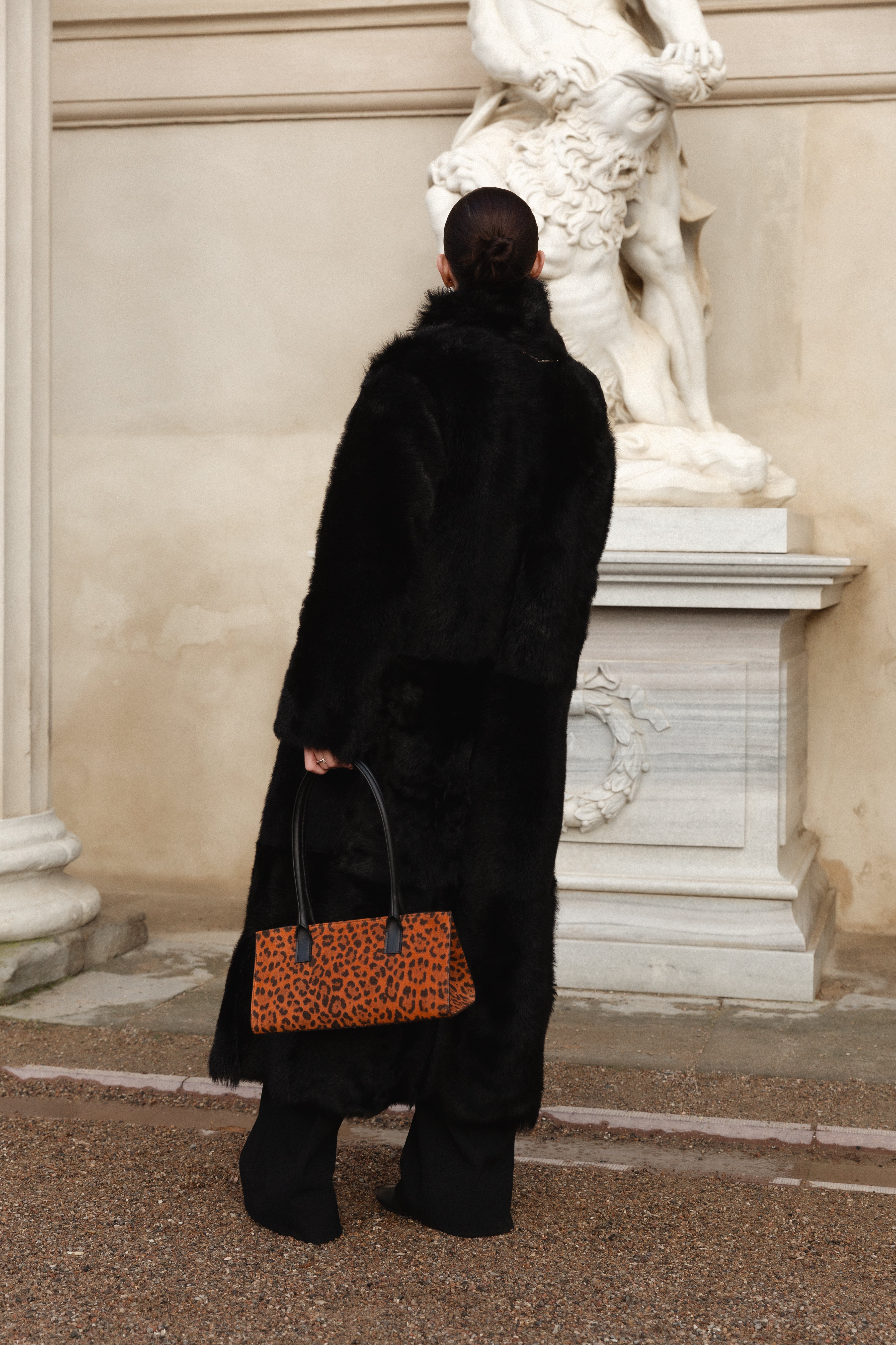 KETTY MIX BAG - LEOPARD/BLACK SUEDE+VITELLO