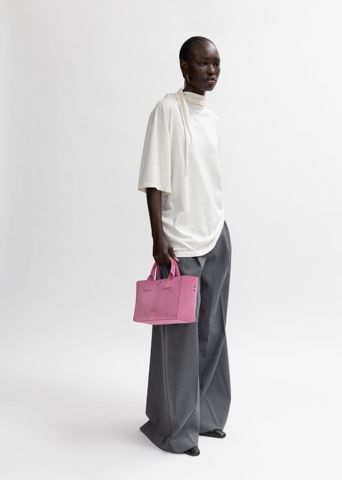 LITTLE FILIPPO BAG - PINK SUEDE