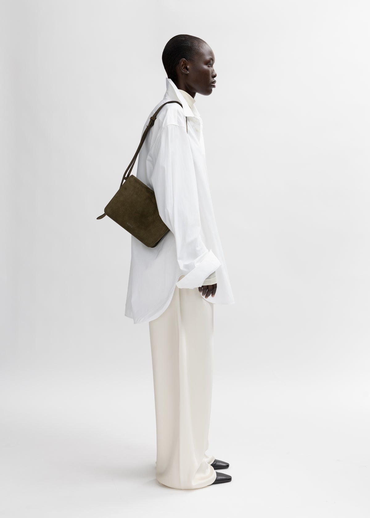 ANNIKA BAG - MILITAIRE SUEDE