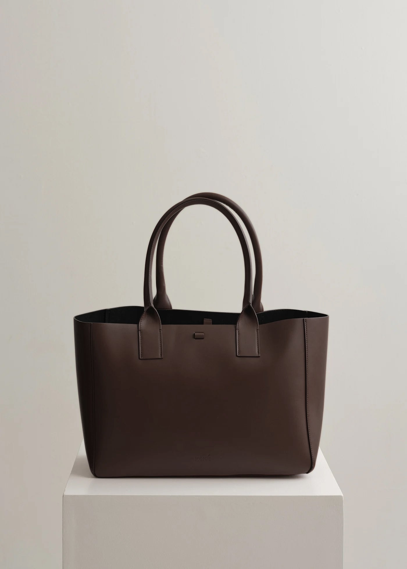 FILIPPO WORK BAG - DARK BROWN VITELLO