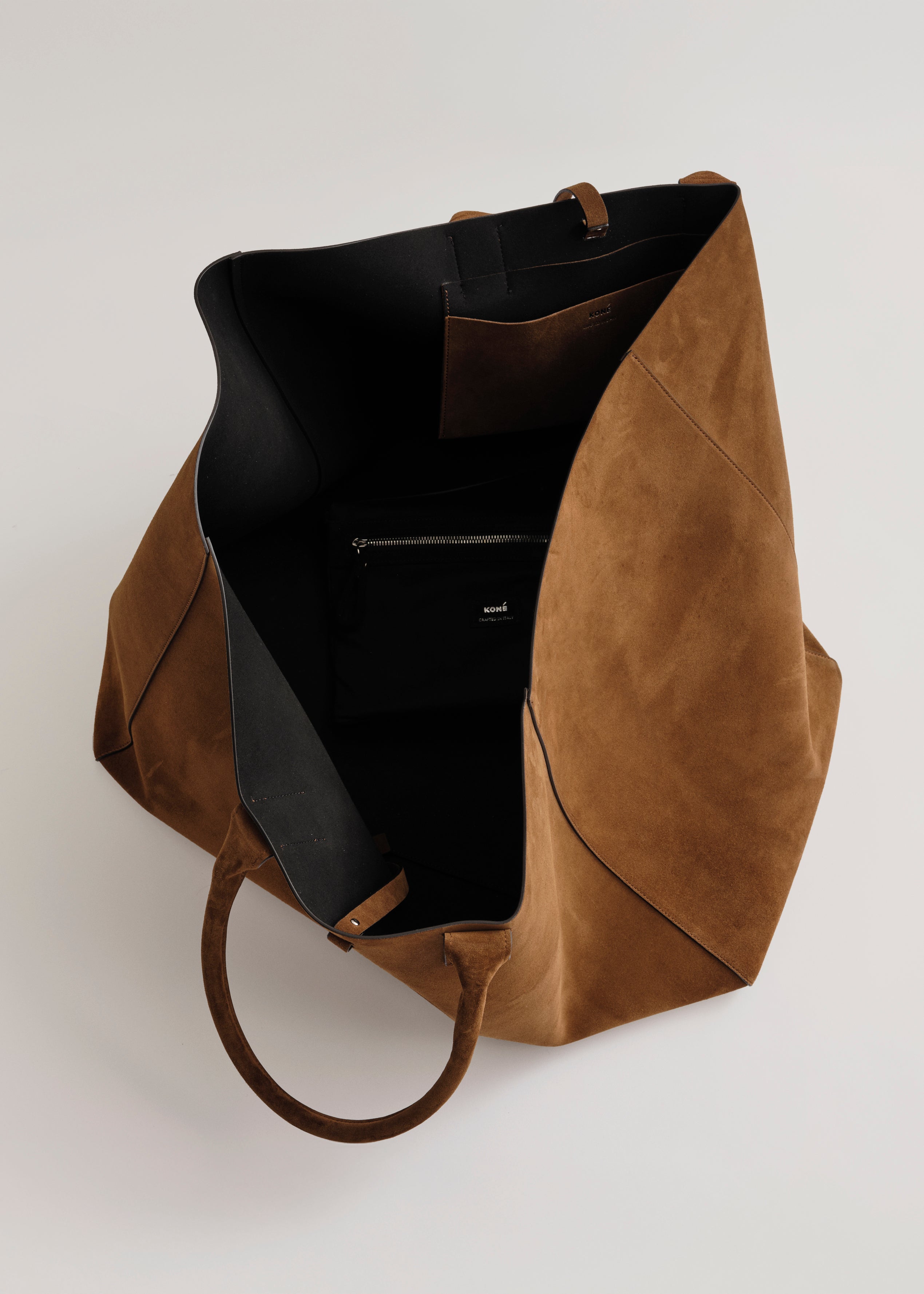 FILIPPO XL BAG - SUEDE BRANDY