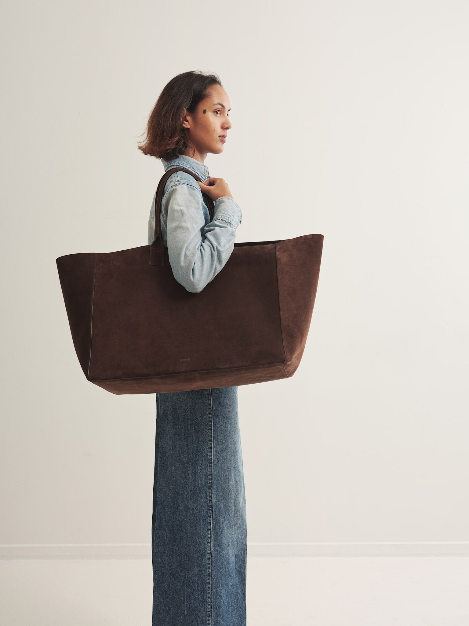 FILIPPO XL BAG - PALISSANDRO SUEDE