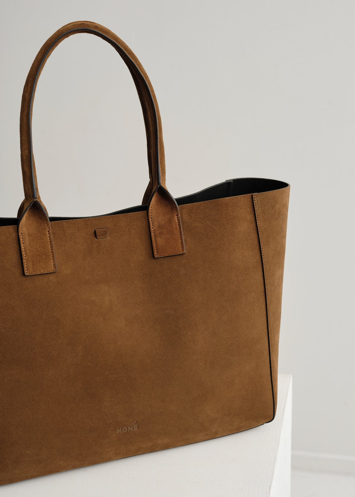 LARGE FILIPPO BAG - BRANDY SUEDE