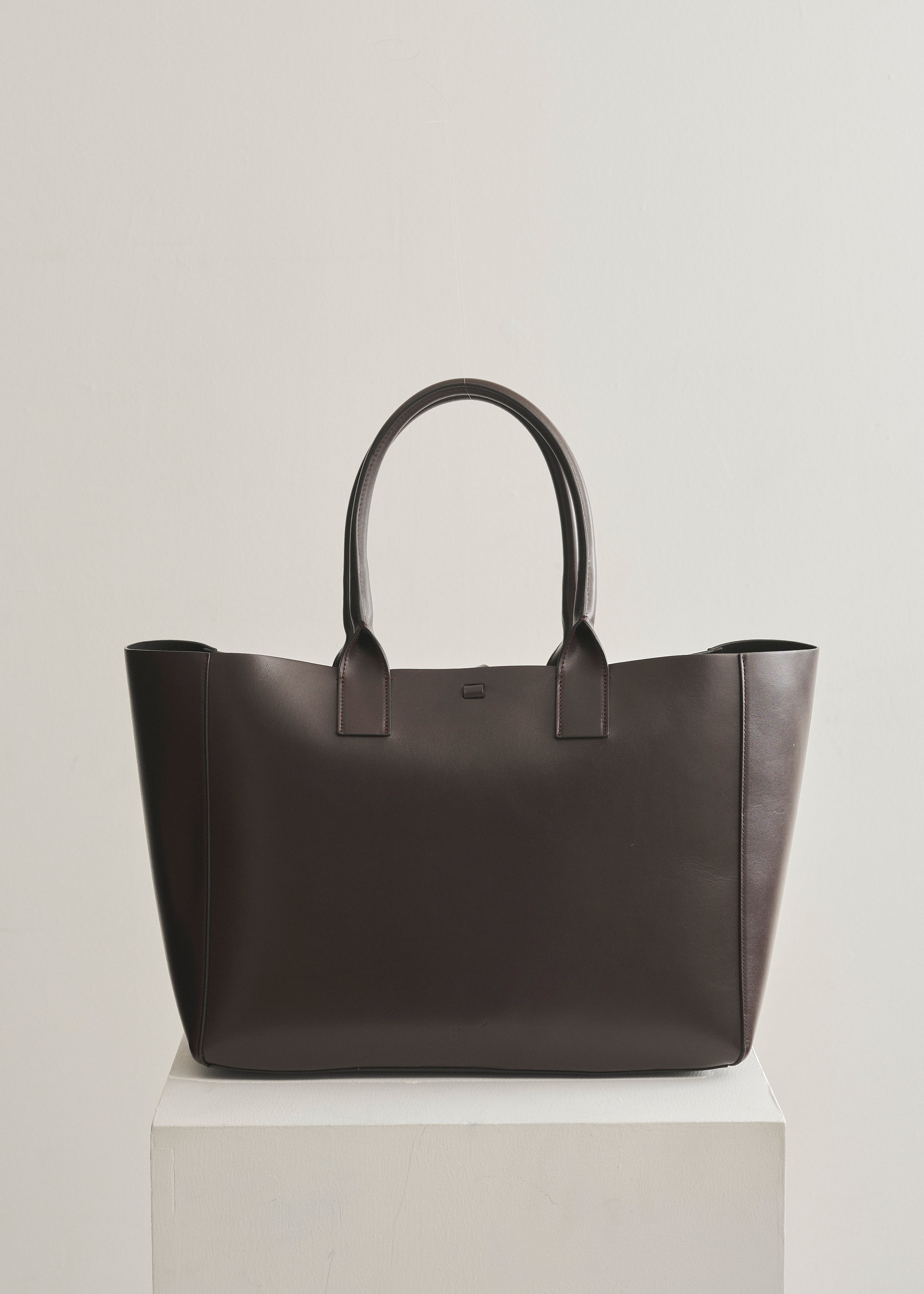 LARGE FILIPPO BAG - DARK BROWN VITELLO