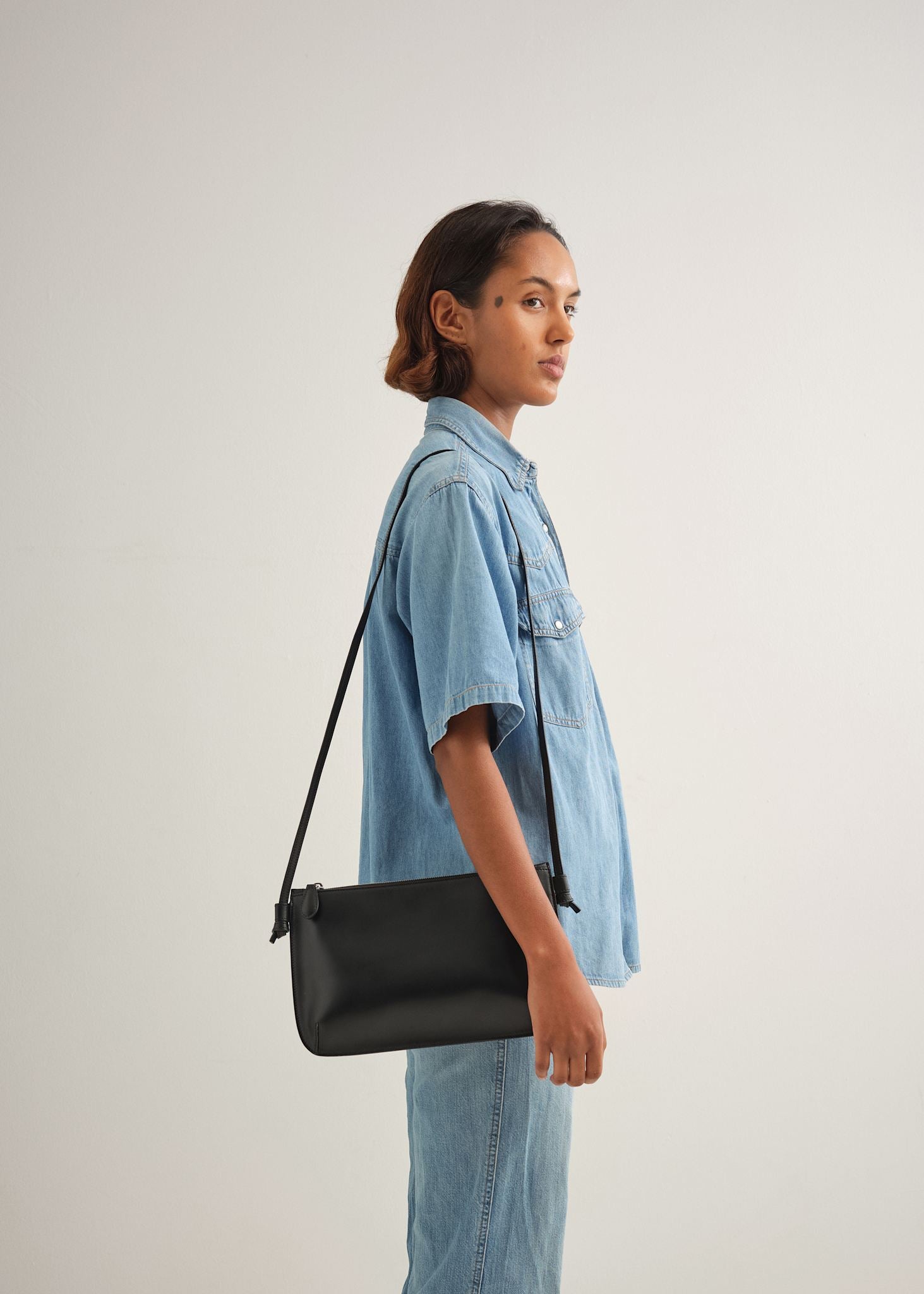 LARGE PURSE - VITELLO BLACK