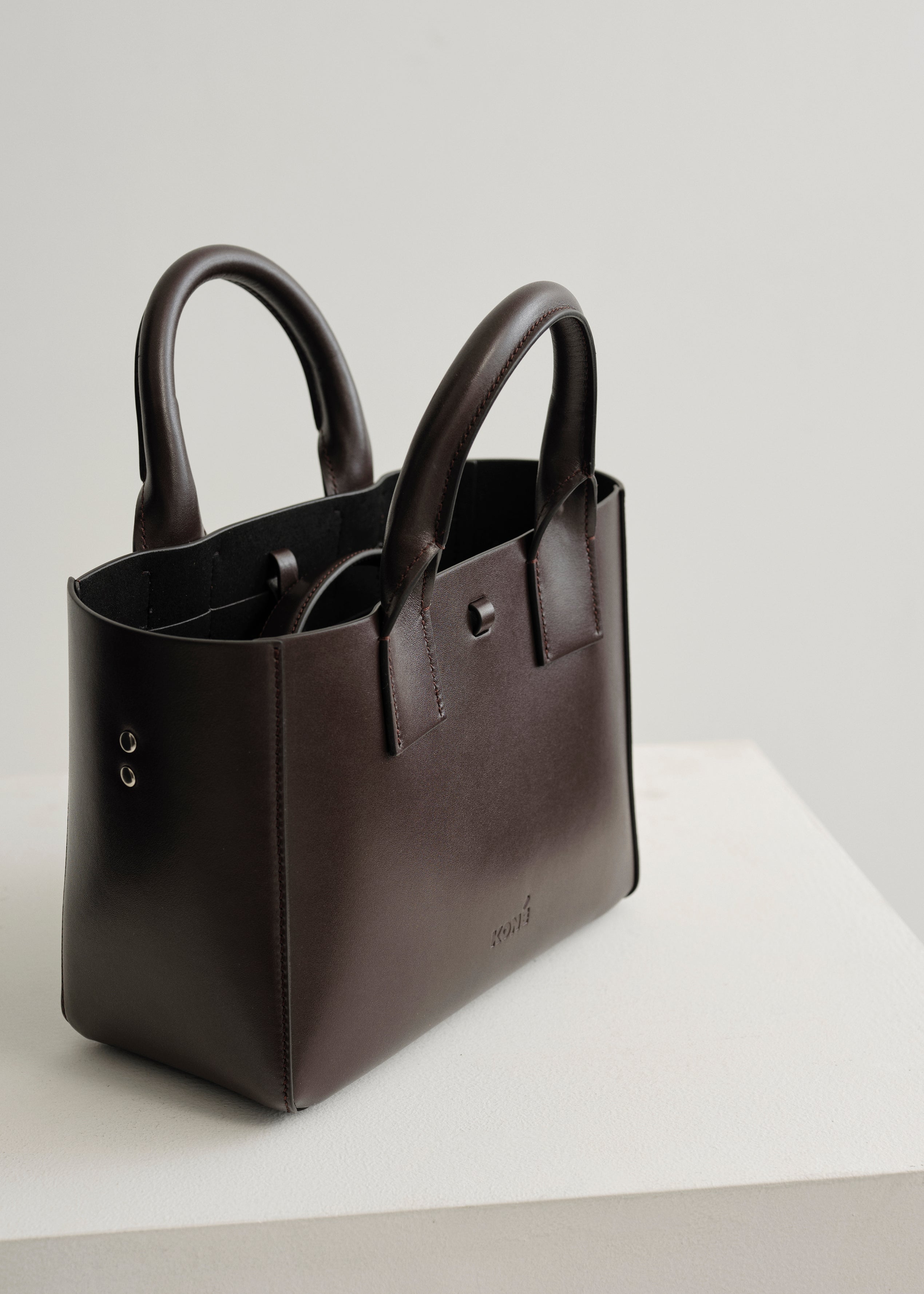 LITTLE FILIPPO BAG - VITELLO DARK BROWN