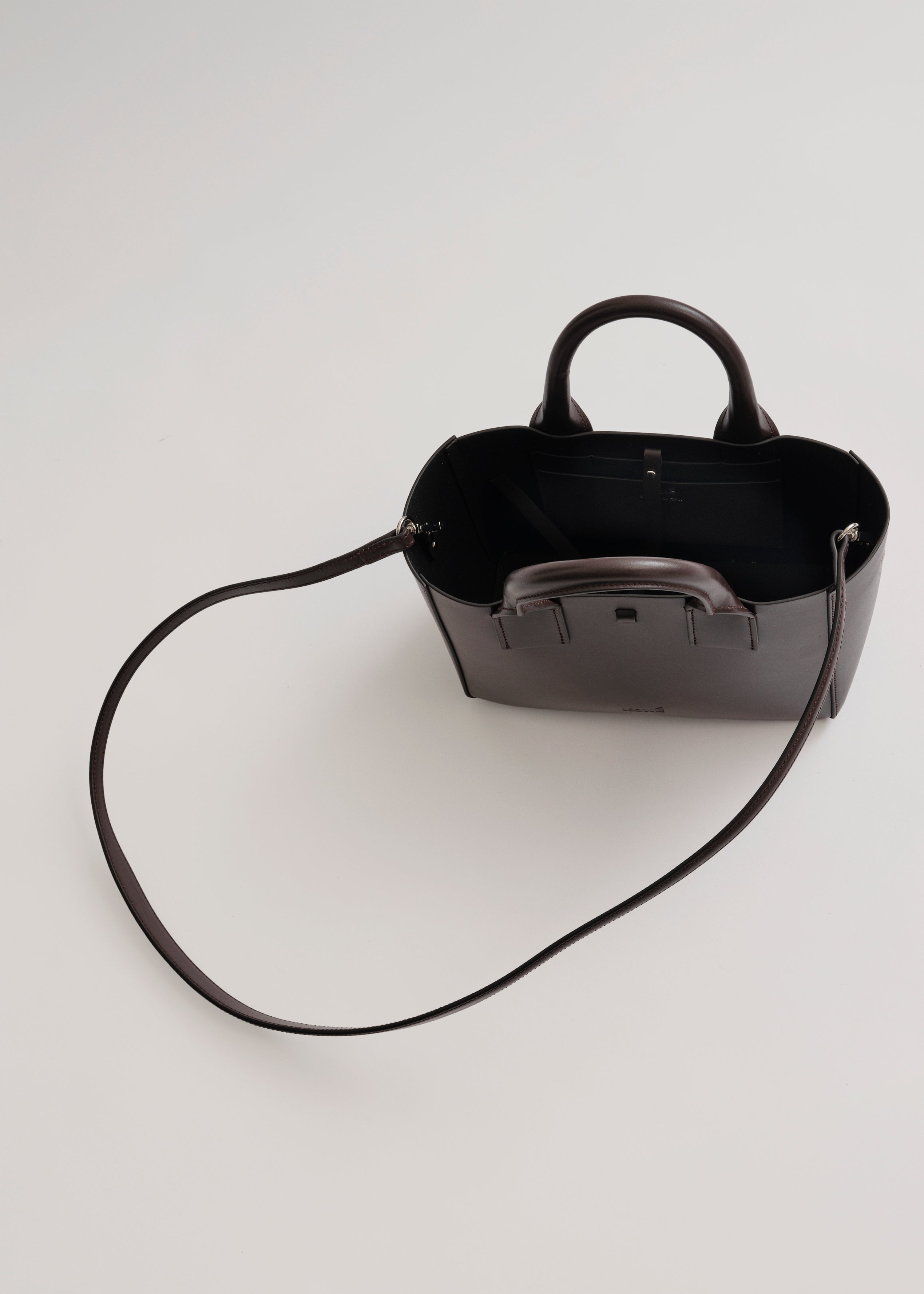 LITTLE FILIPPO BAG - VITELLO DARK BROWN