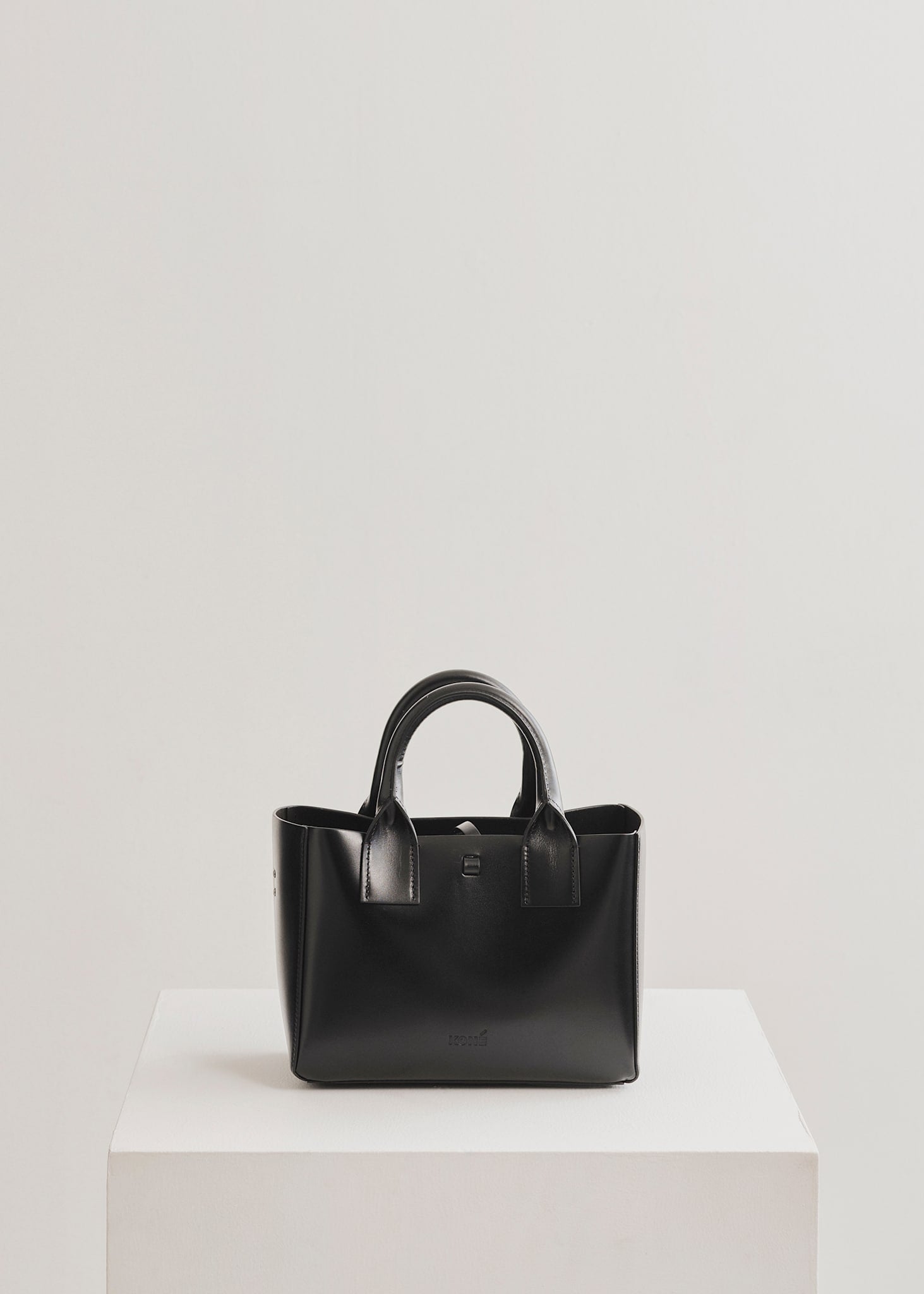 LITTLE FILIPPO BAG - BLACK VITELLO