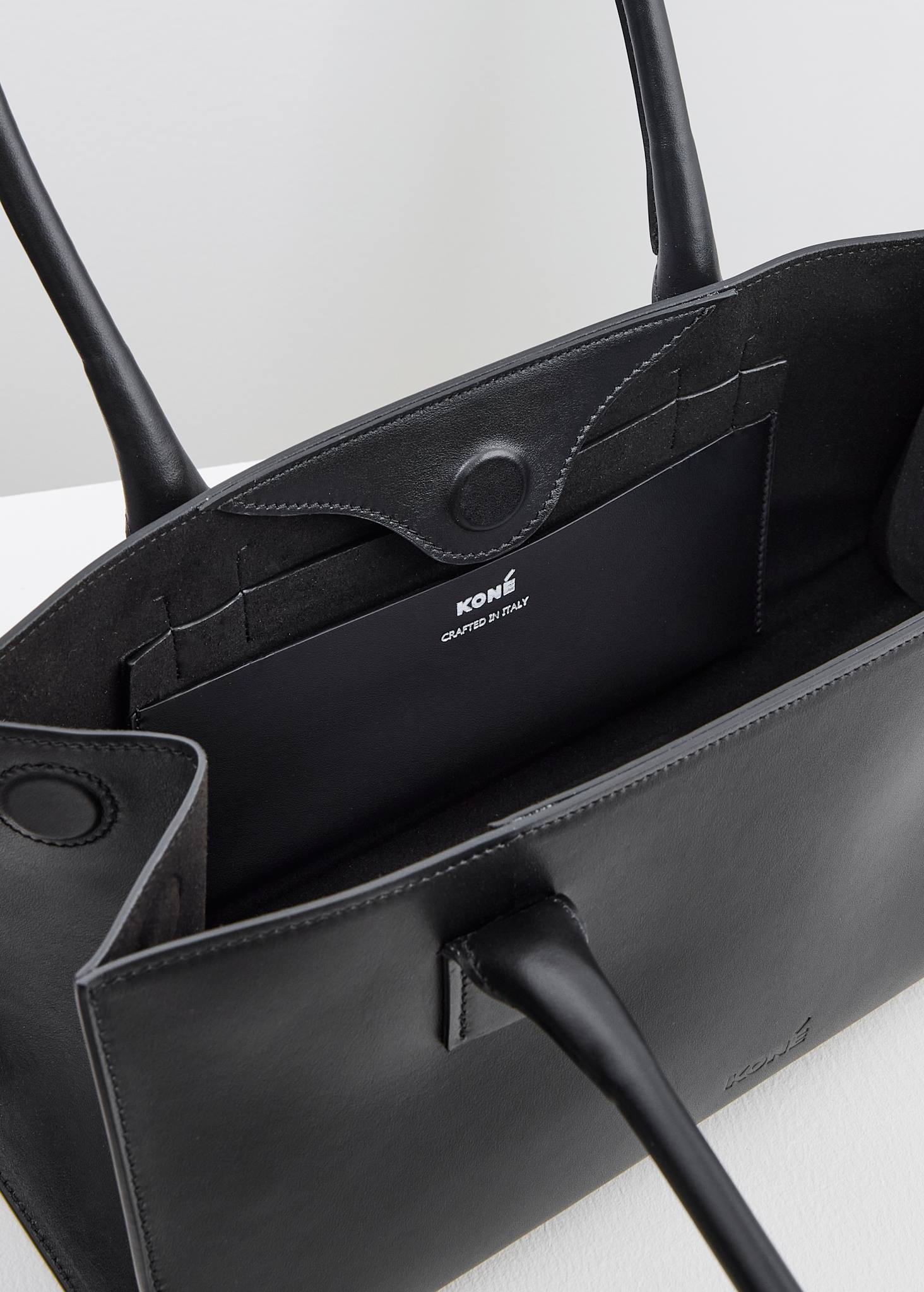KETTY BAG - BLACK VITELLO