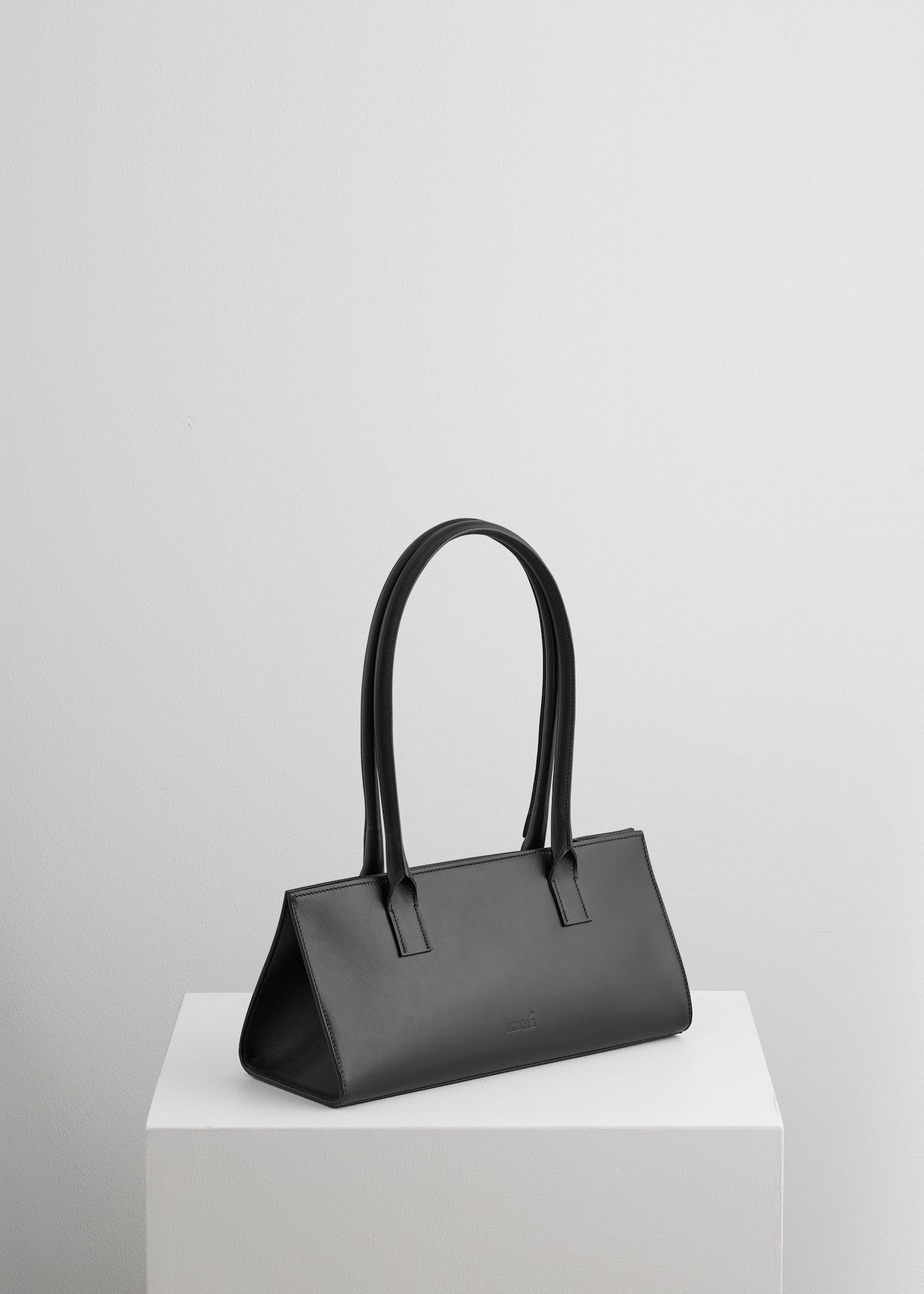 KETTY BAG - BLACK VITELLO