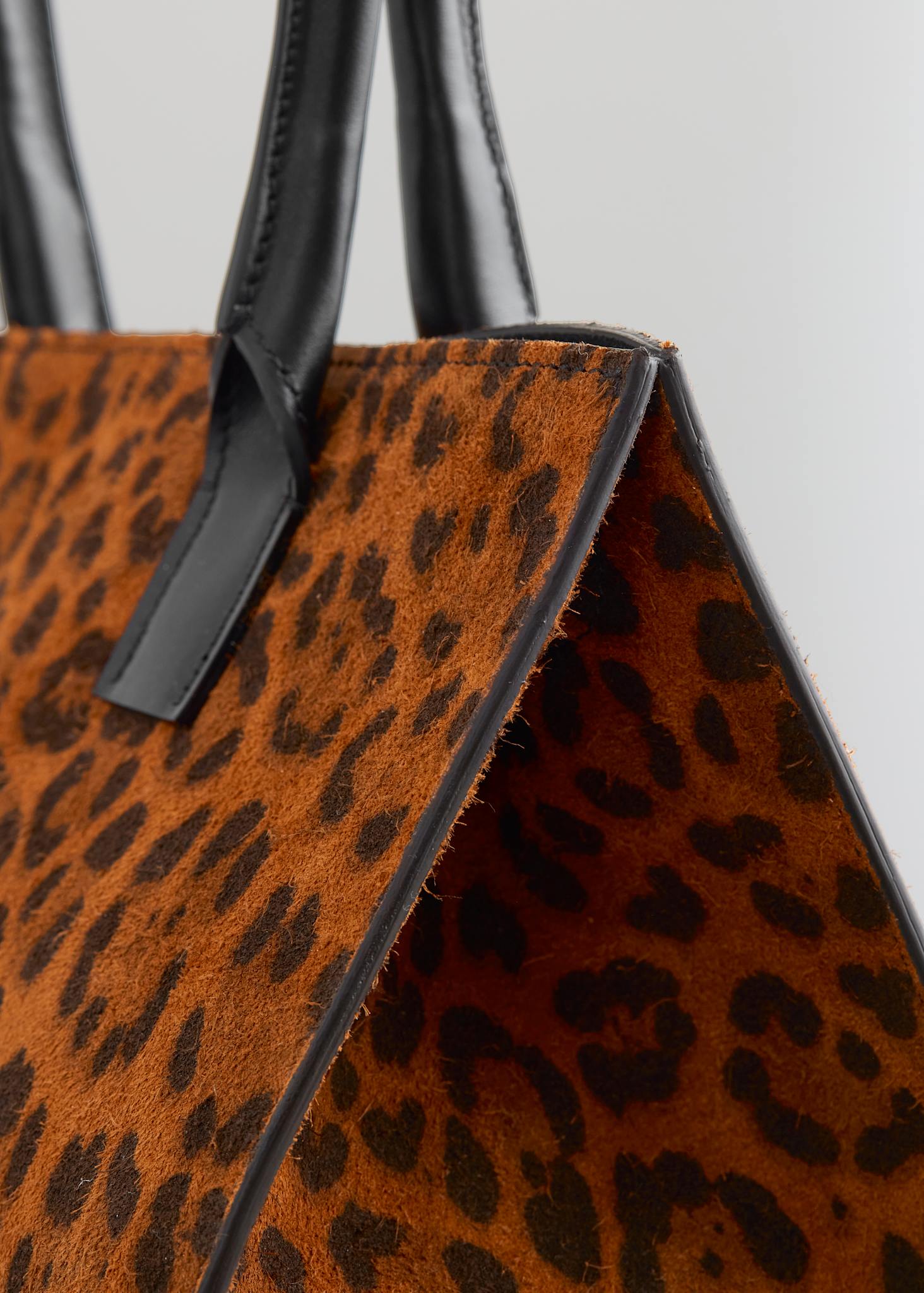 KETTY MIX BAG - LEOPARD/BLACK SUEDE+VITELLO