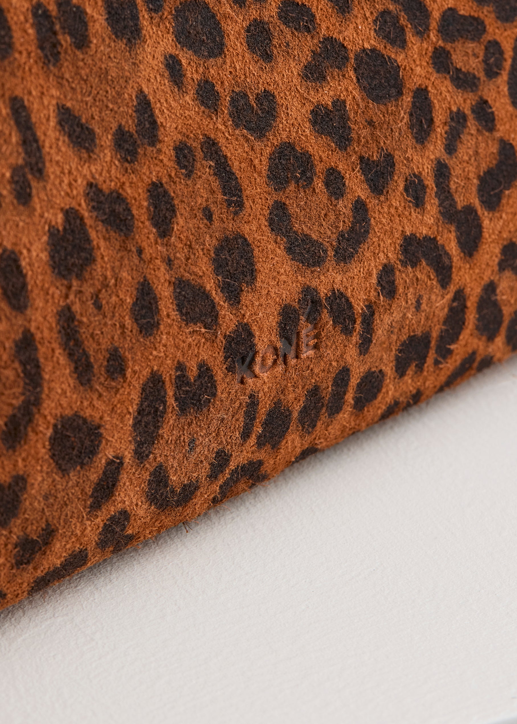 LARGE FILIPPO BAG - LEOPARD SUEDE