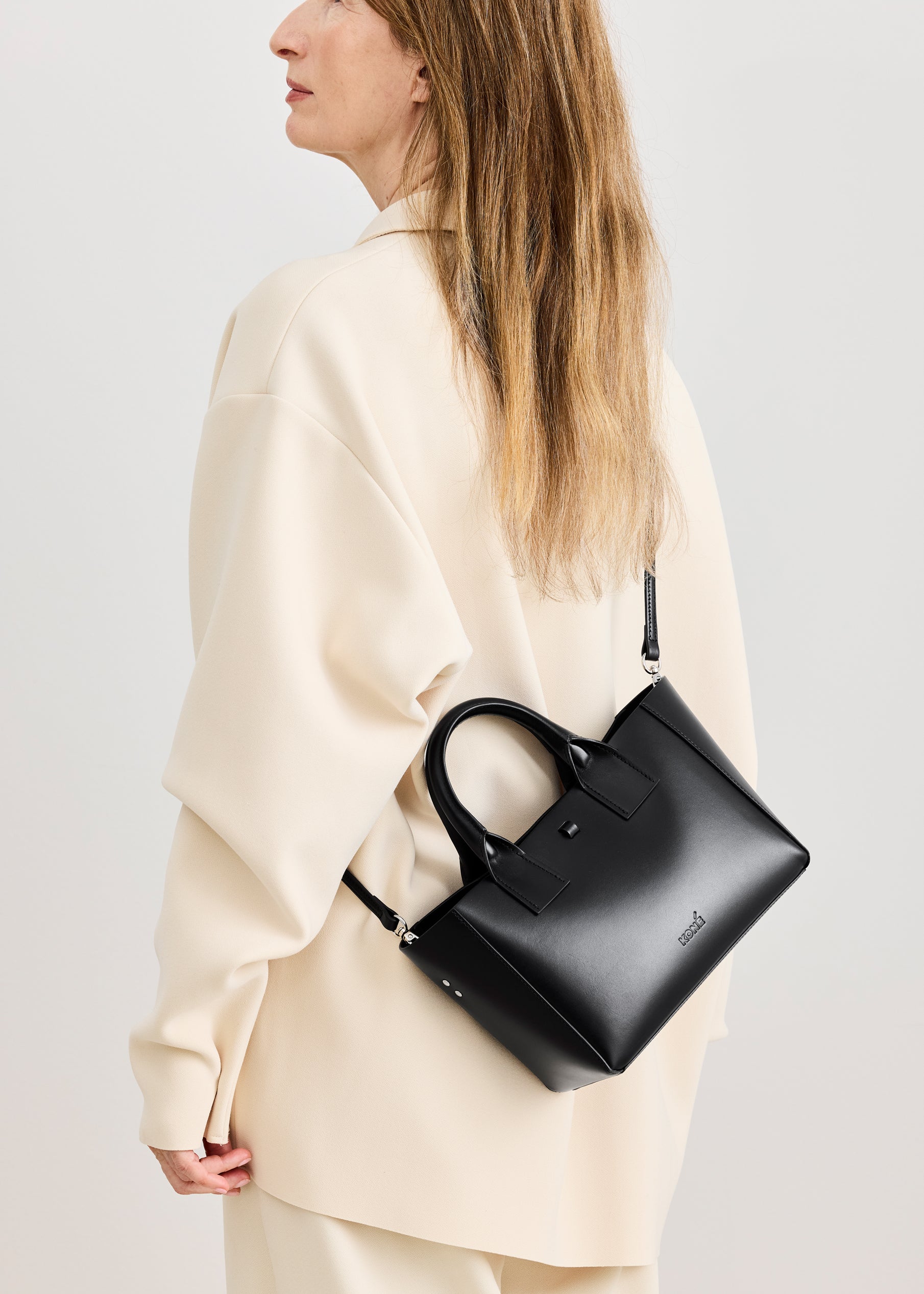 LITTLE FILIPPO BAG - BLACK VITELLO