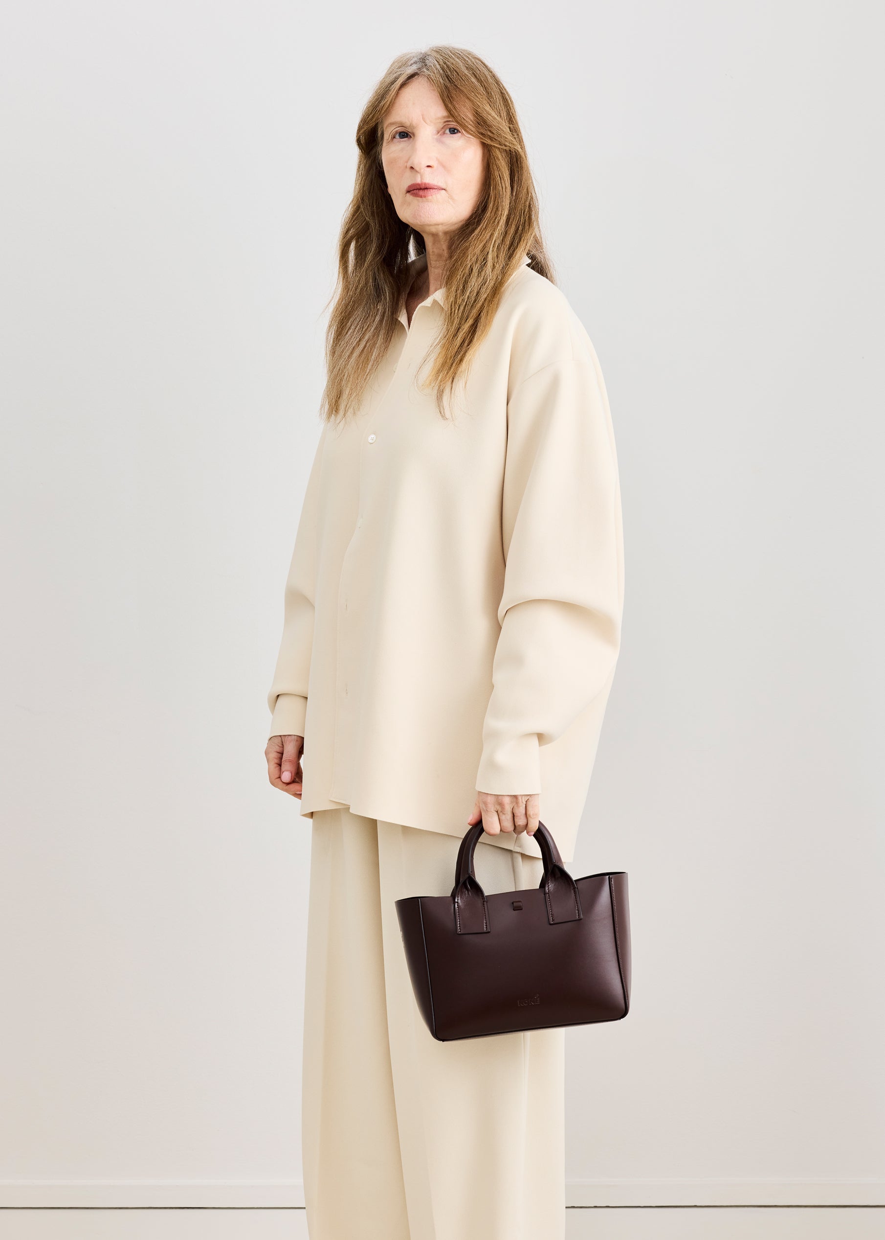 LITTLE FILIPPO BAG - VITELLO DARK BROWN