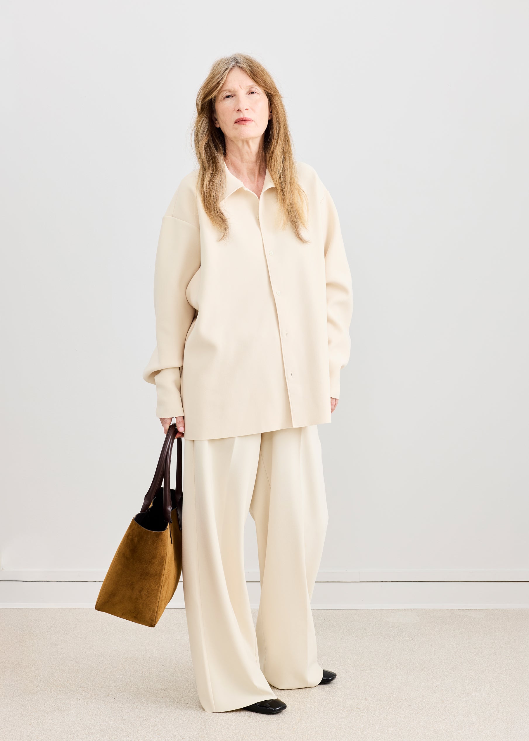 FILIPPO WORK MIX BAG - SUEDE BRANDY & VITELLO DARK BROWN