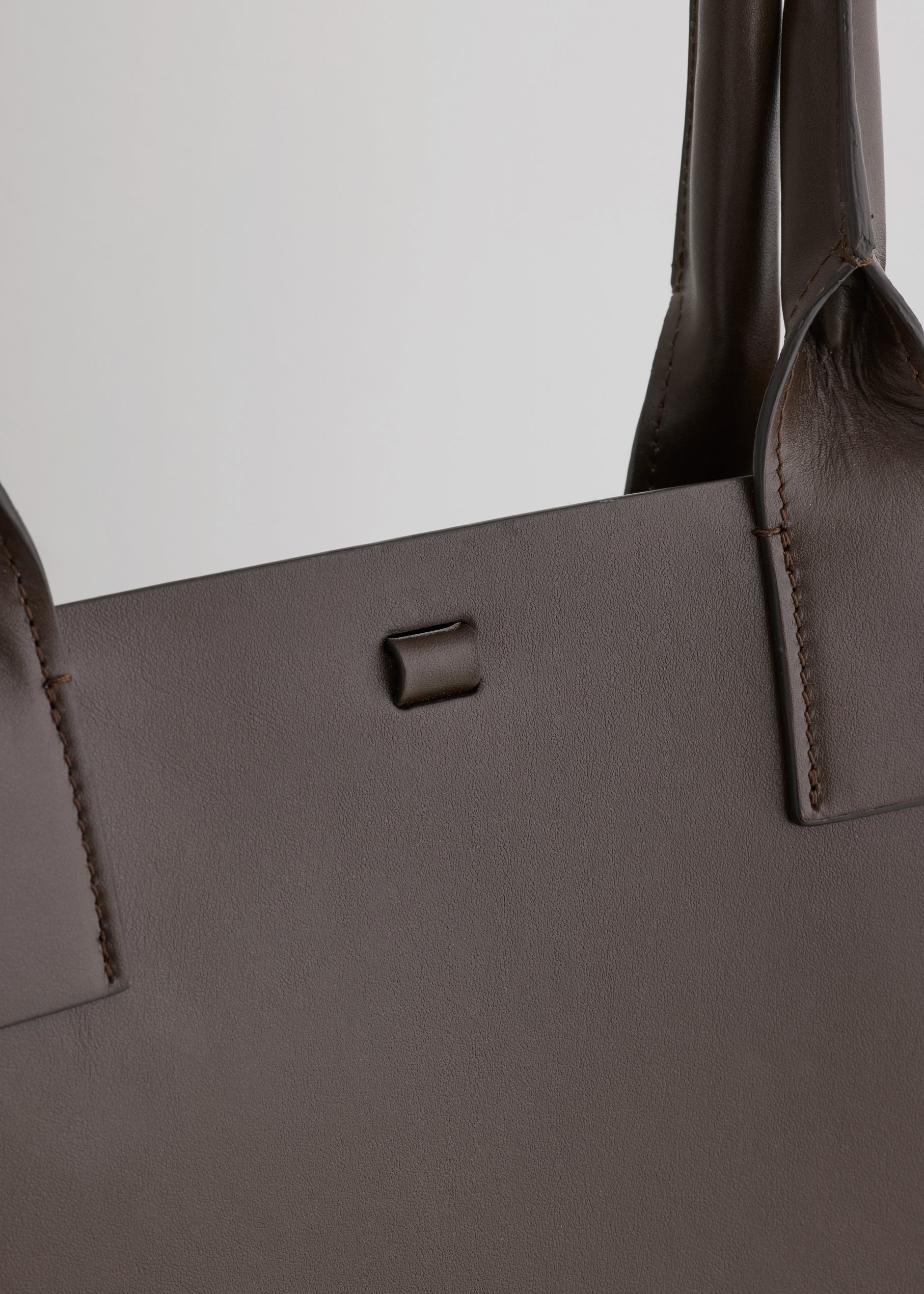 FILIPPO WORK BAG - DARK BROWN VITELLO