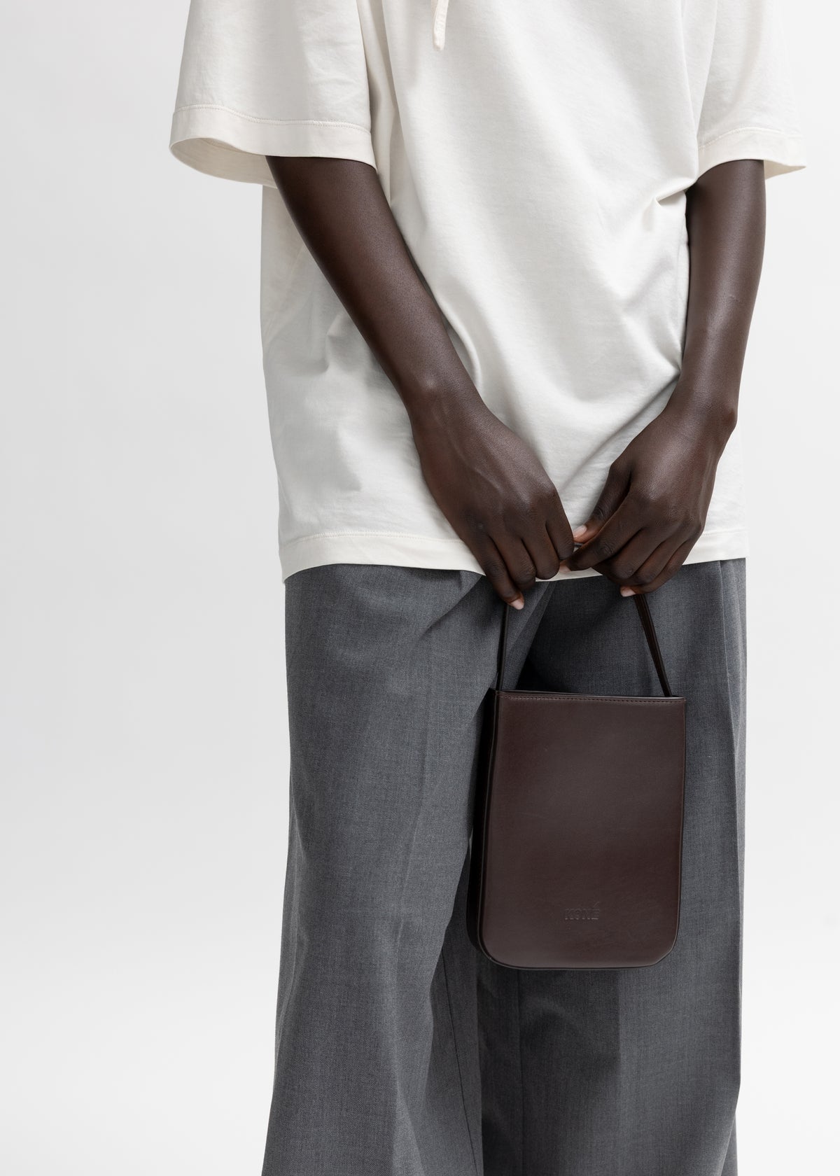 BABBO BAG - DARK BROWN VITELLO