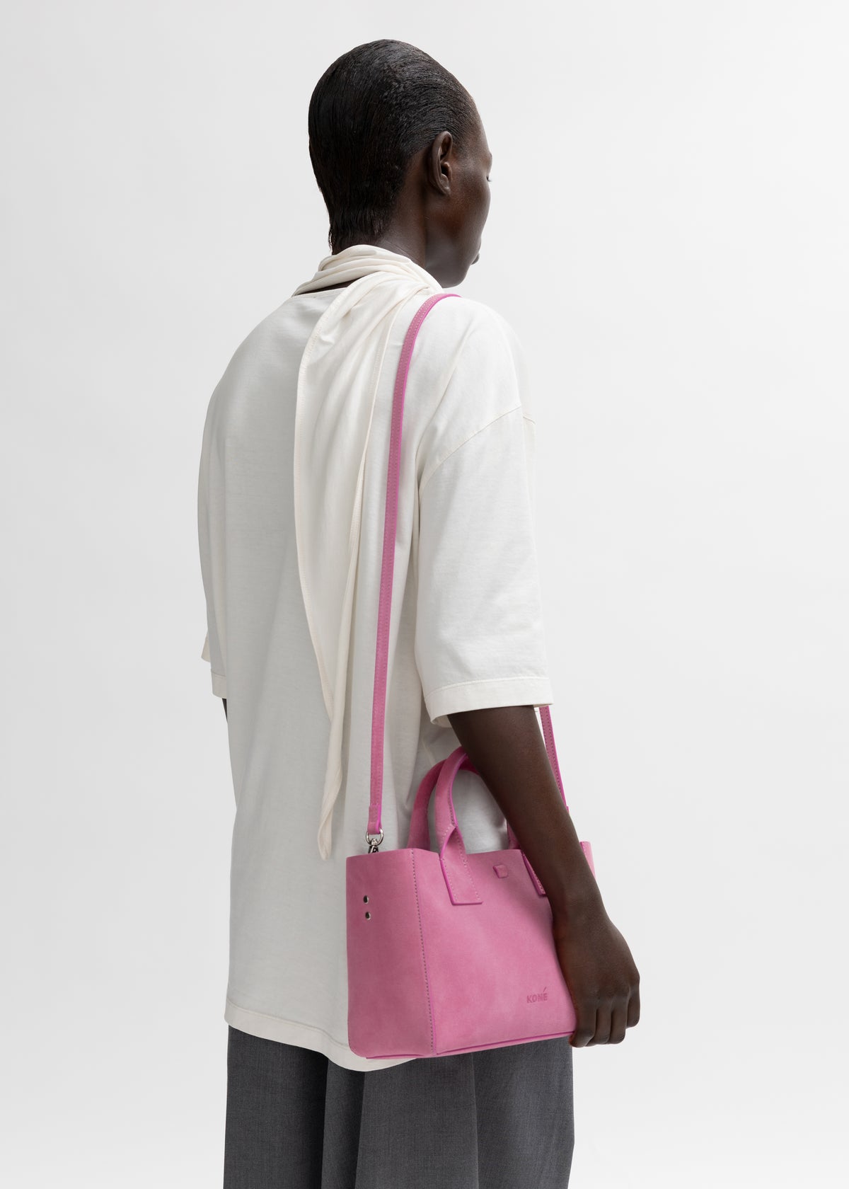 LITTLE FILIPPO BAG - PINK SUEDE