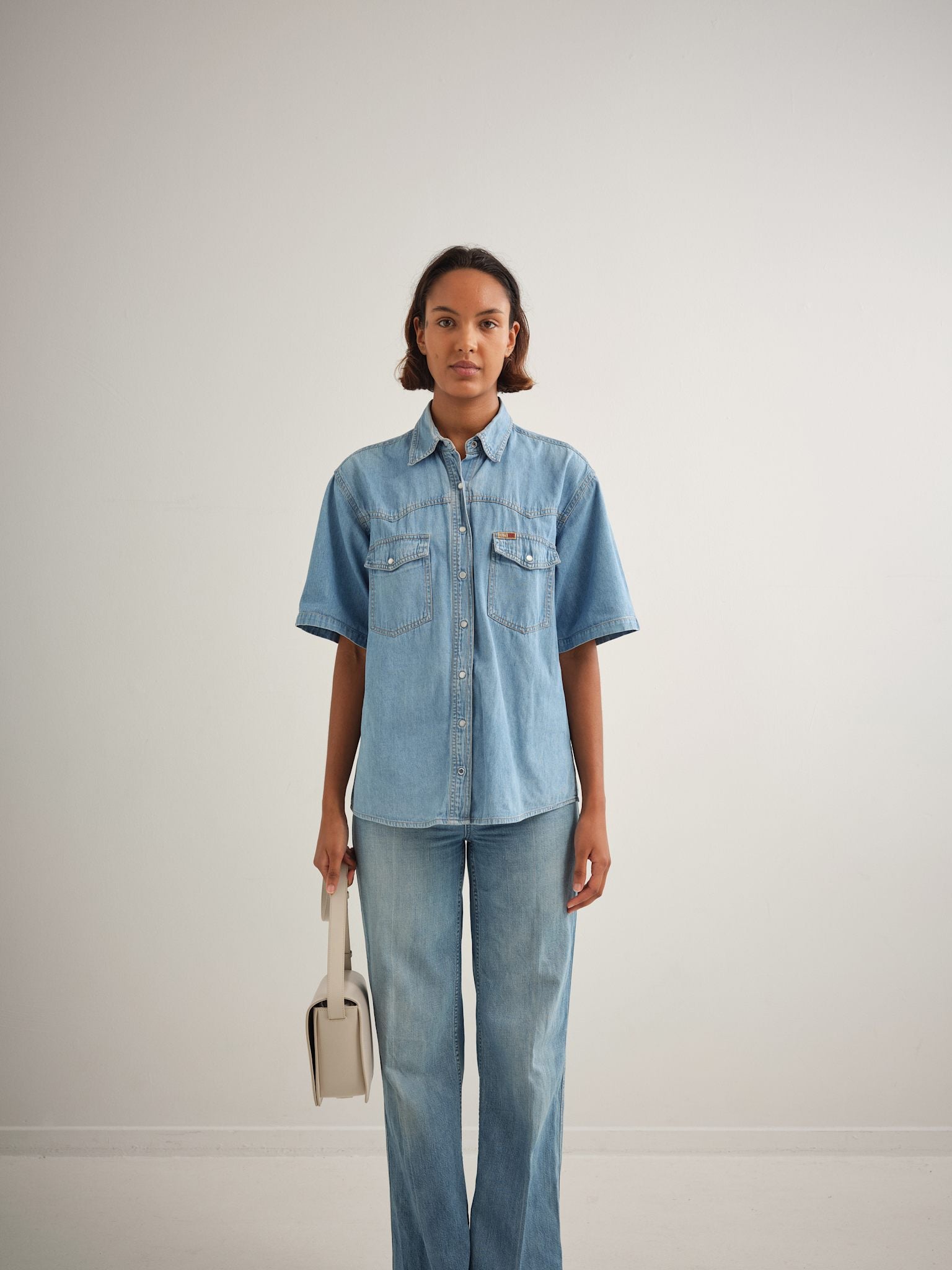 ANNIKA BAG - CEMENT VITELLO