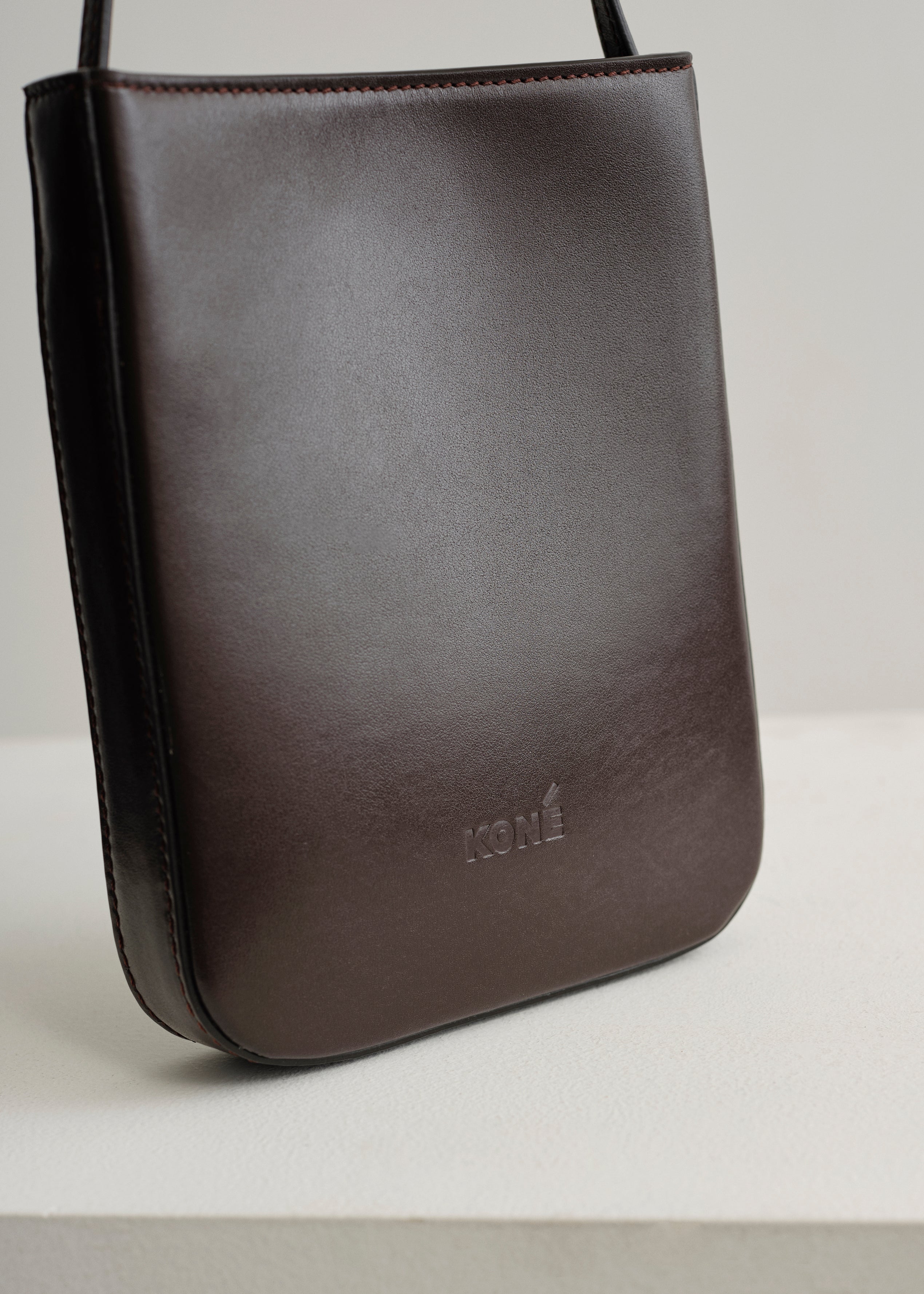 BABBO BAG - DARK BROWN VITELLO