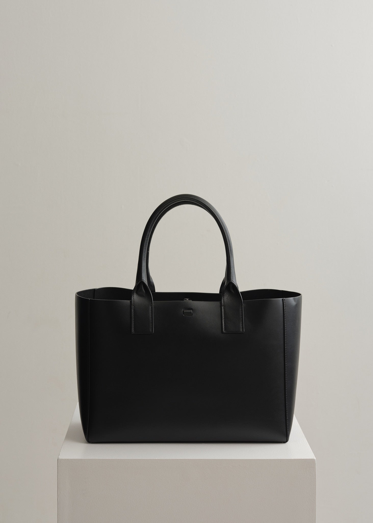 FILIPPO WORK BAG - BLACK VITELLO
