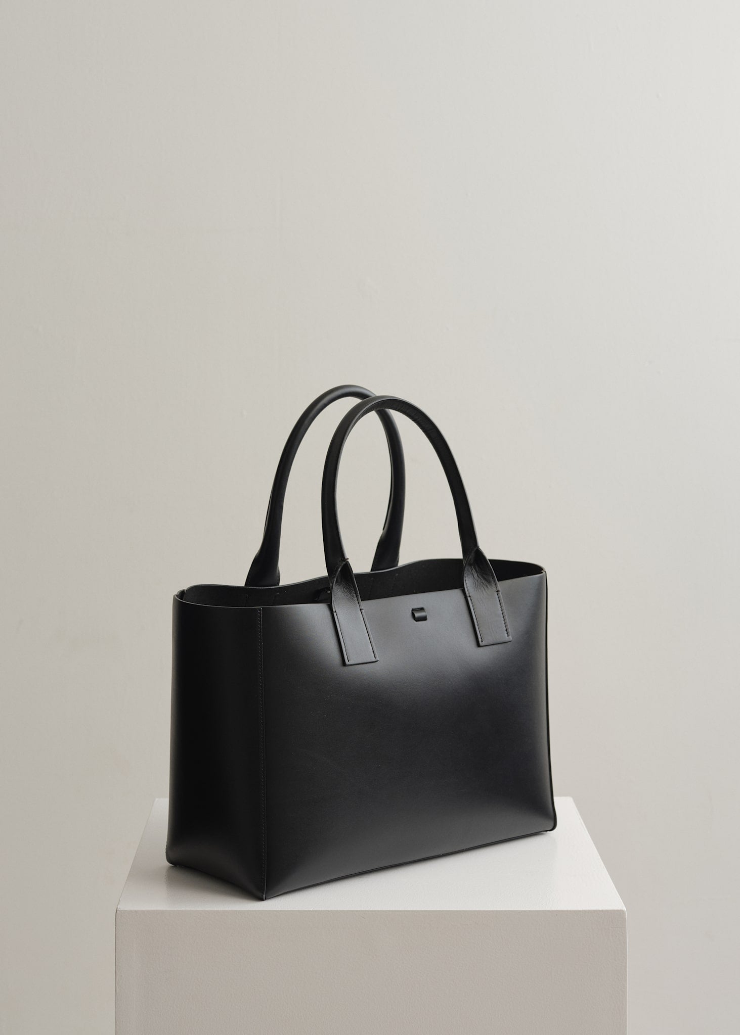 FILIPPO WORK BAG - BLACK VITELLO