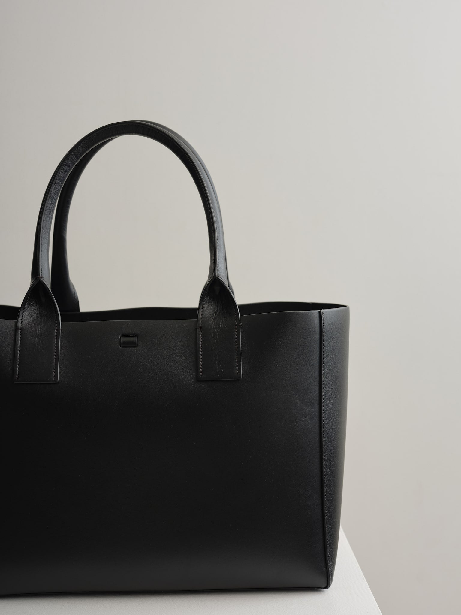 FILIPPO WORK BAG - BLACK VITELLO