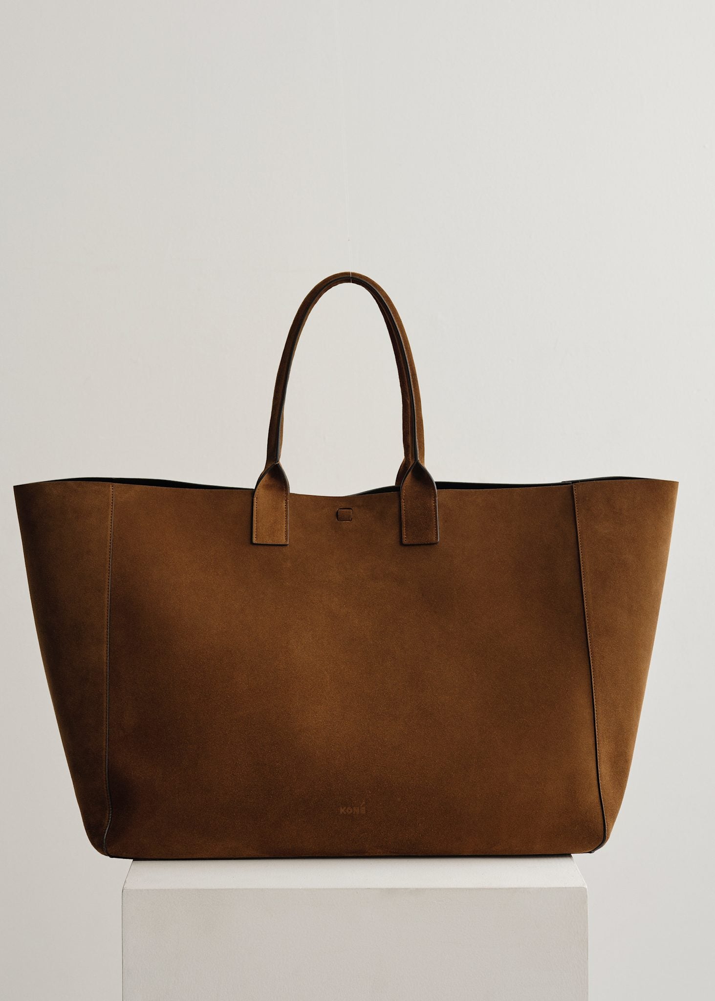 FILIPPO XL BAG - SUEDE BRANDY