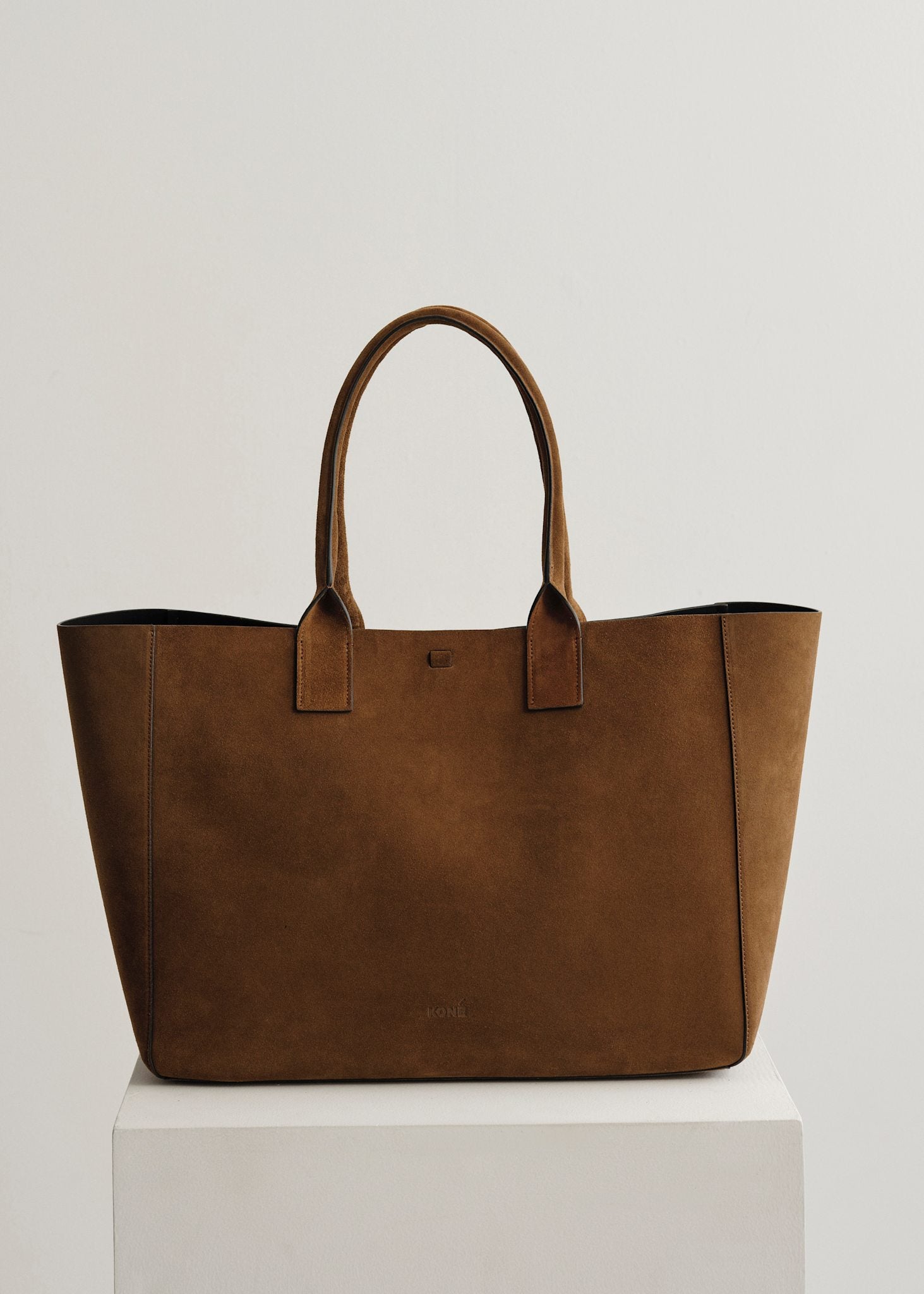 LARGE FILIPPO BAG - SUEDE BRANDY