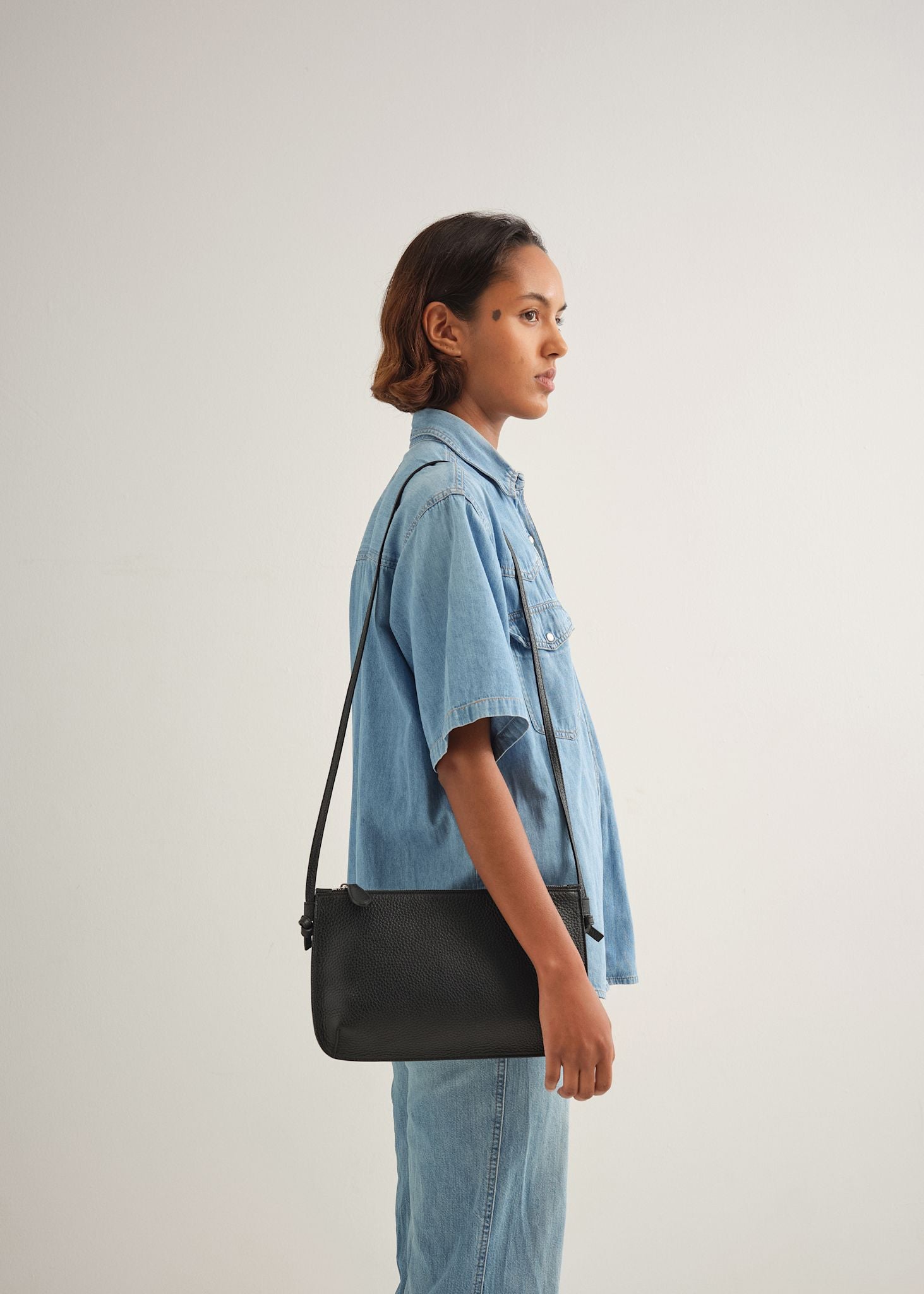 LARGE PURSE - BLACK RIO