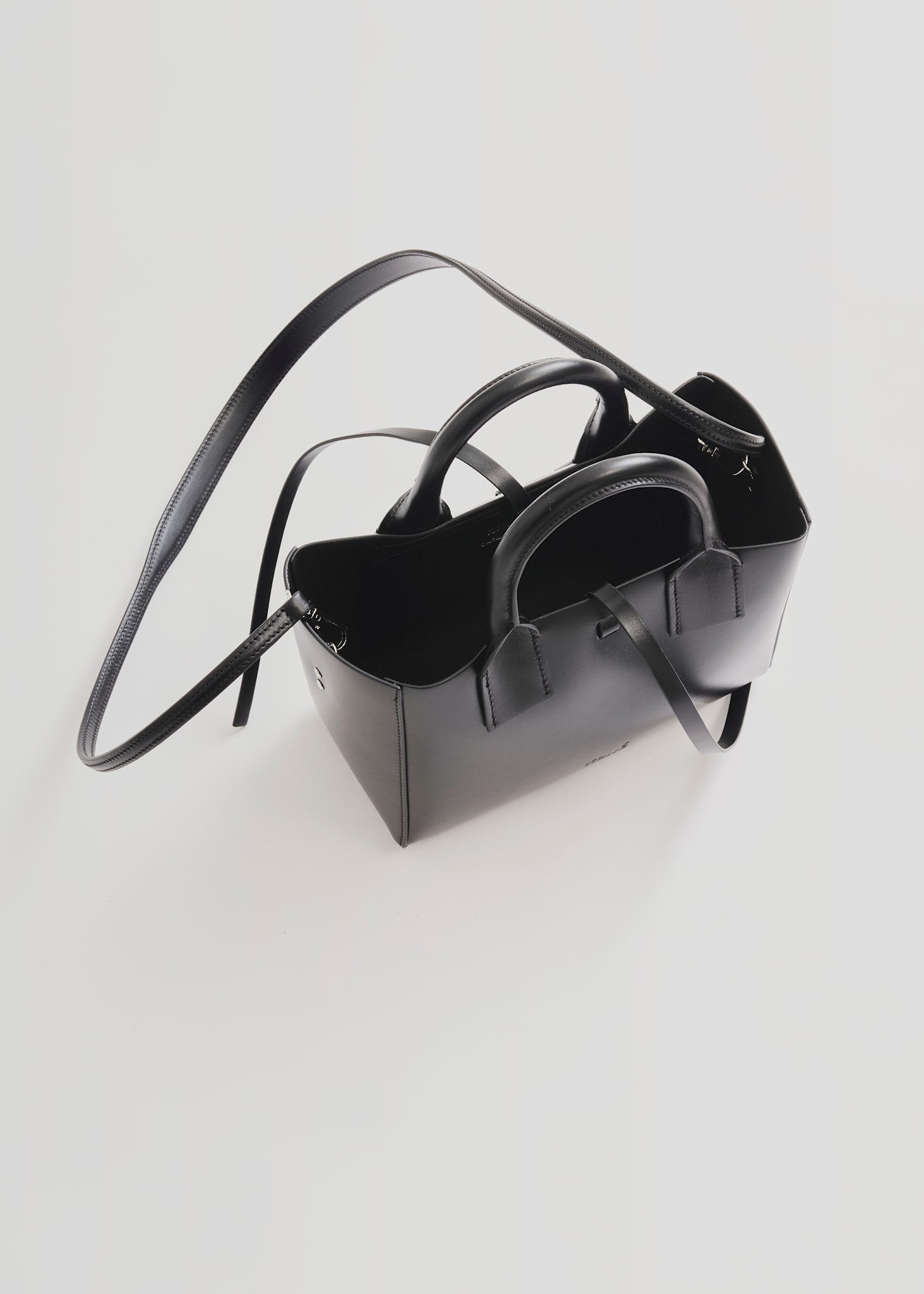 LITTLE FILIPPO BAG - BLACK VITELLO