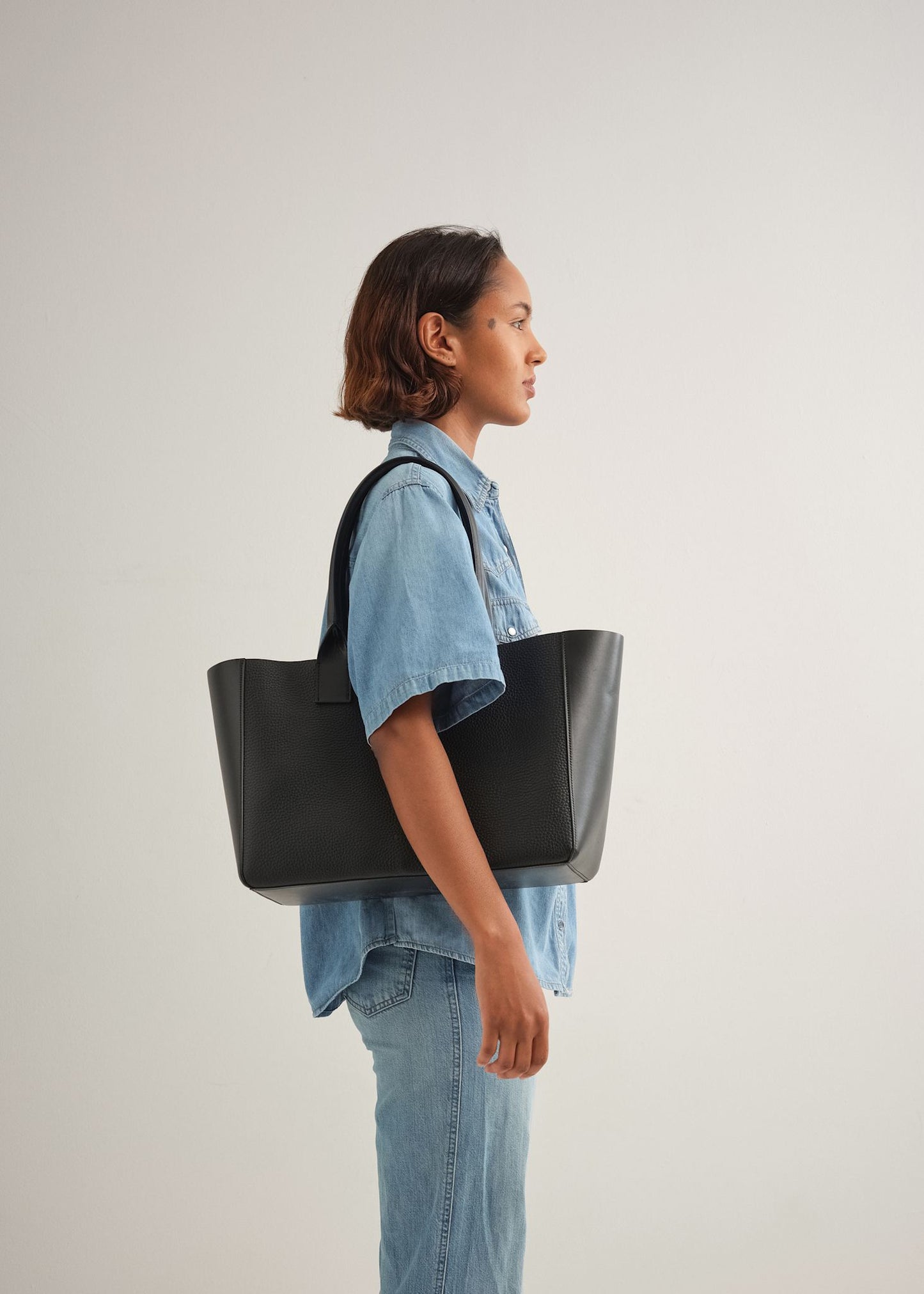 FILIPPO WORK BAG MIX - BLACK/BLACK