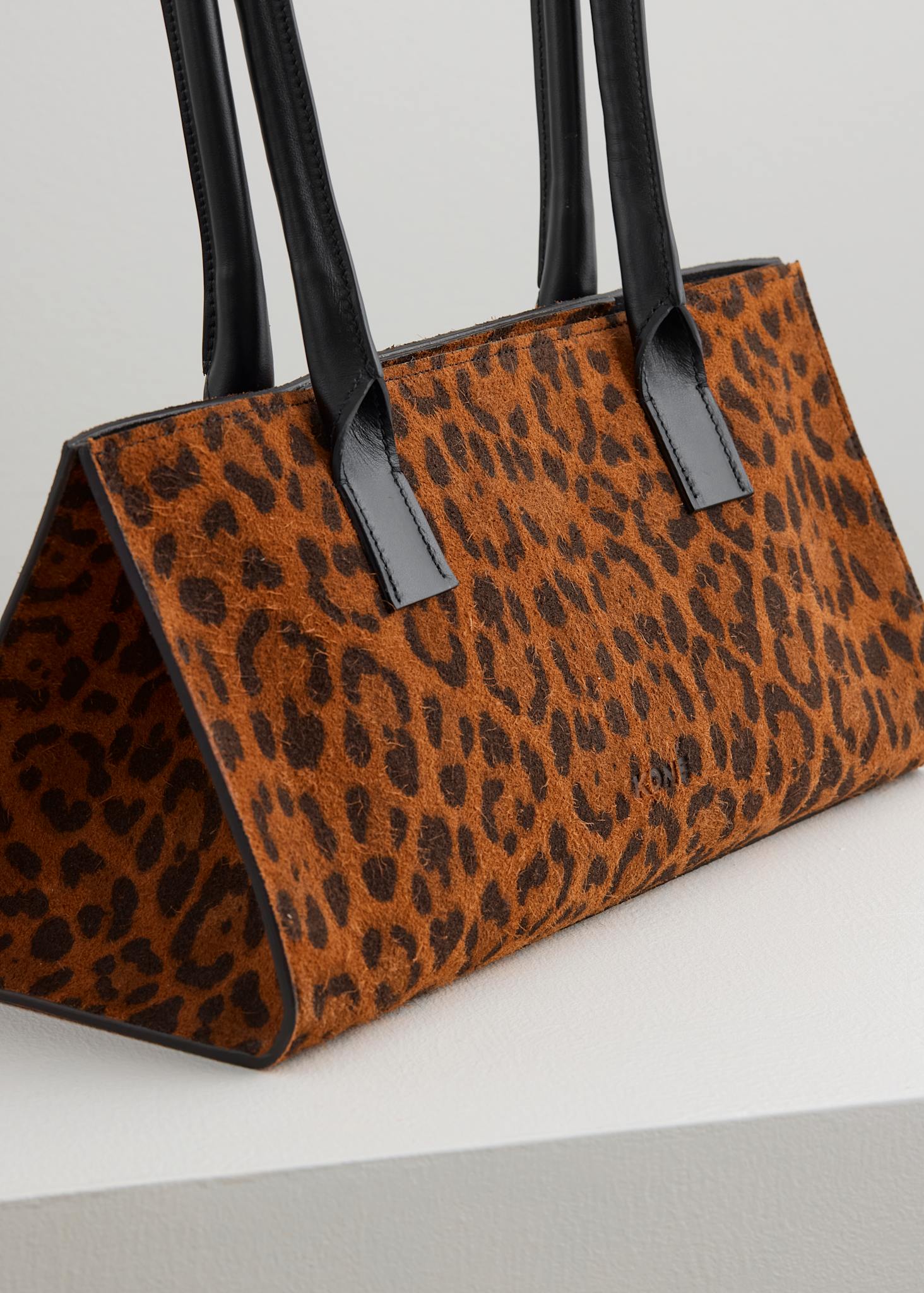 KETTY MIX BAG - LEOPARD/BLACK SUEDE+VITELLO