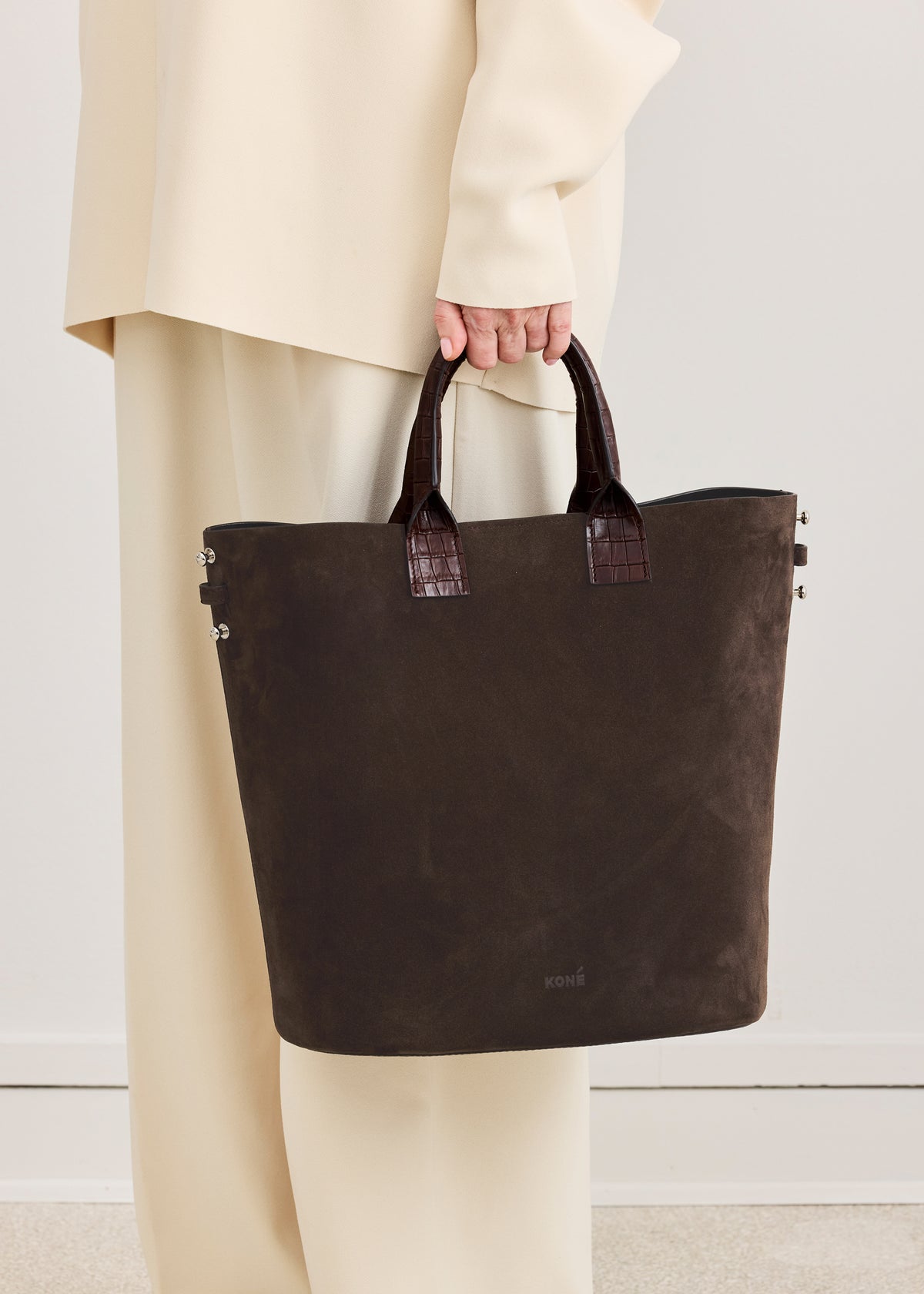 LEONARDO MIX BAG - SUEDE CIOCCOLATO