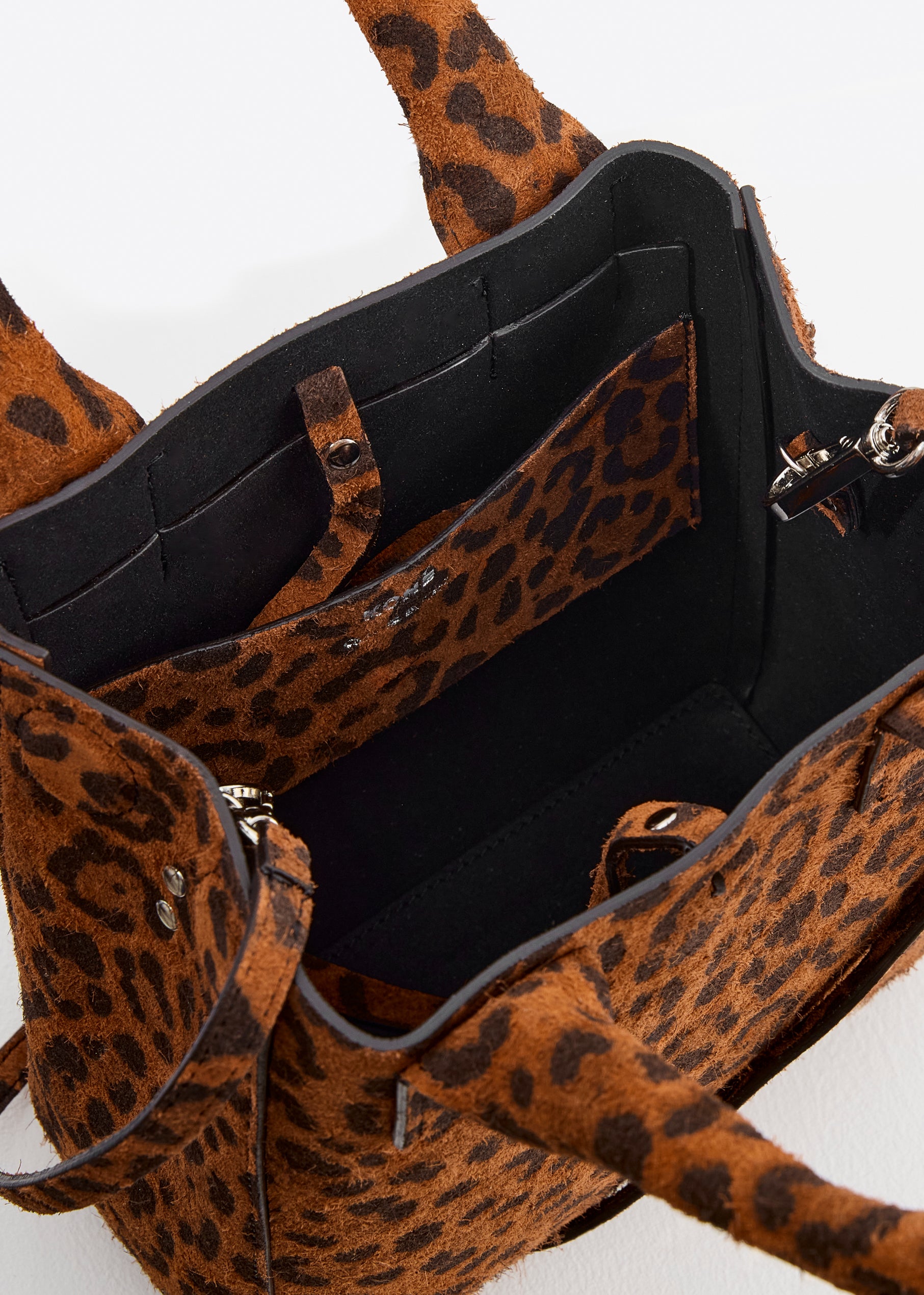 SMALL FILIPPO BAG 2.0 - LEOPARD SUEDE