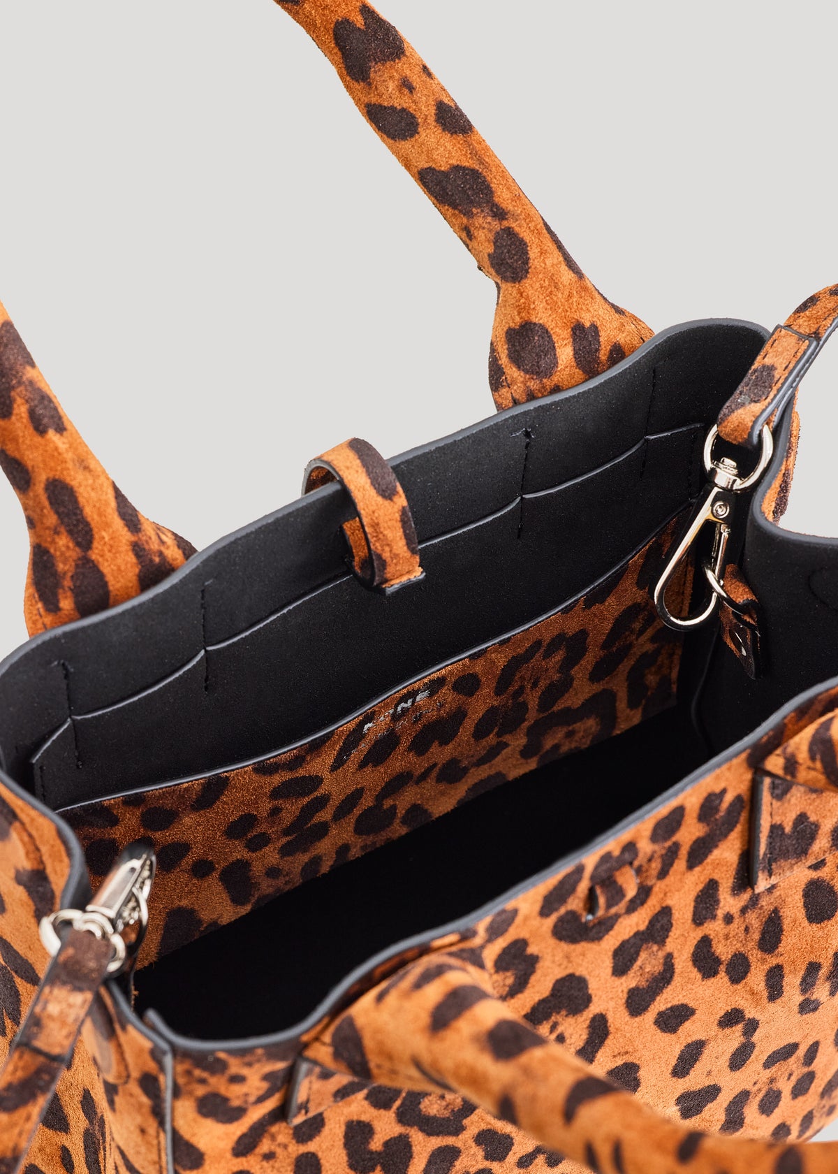 SMALL FILIPPO BAG - LEOPARD SUEDE