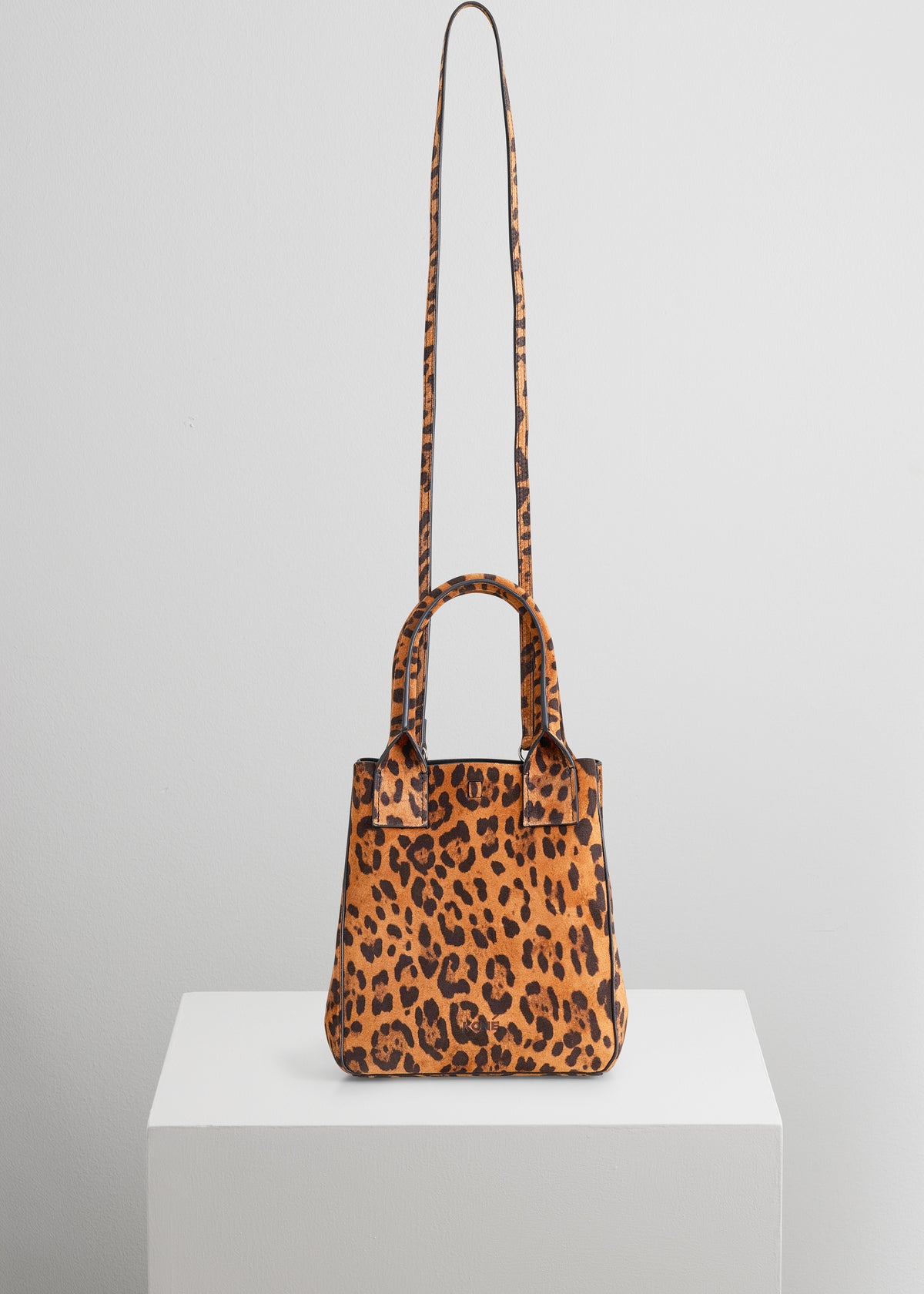 SMALL FILIPPO BAG - LEOPARD SUEDE