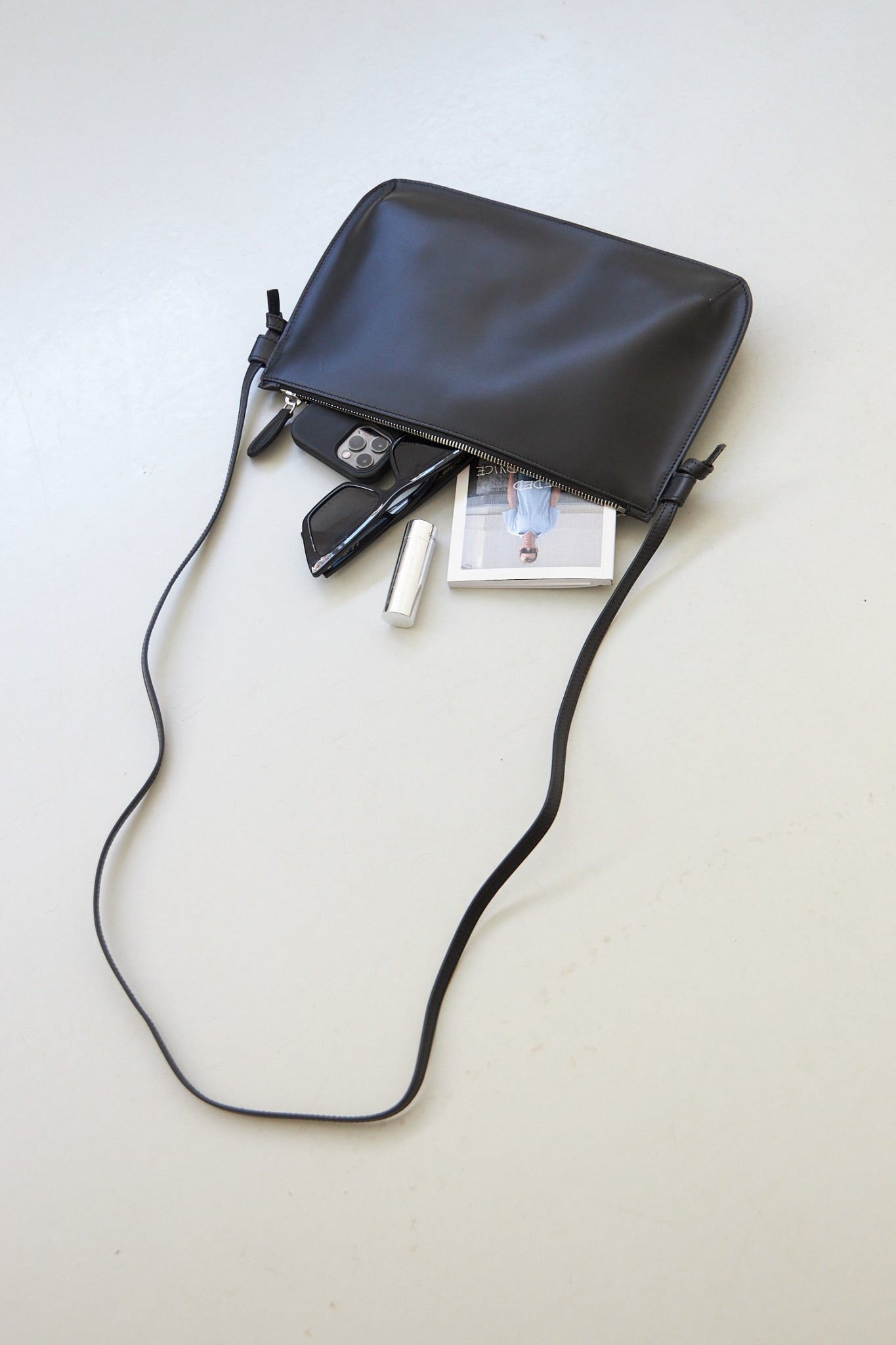 LARGE PURSE - VITELLO BLACK